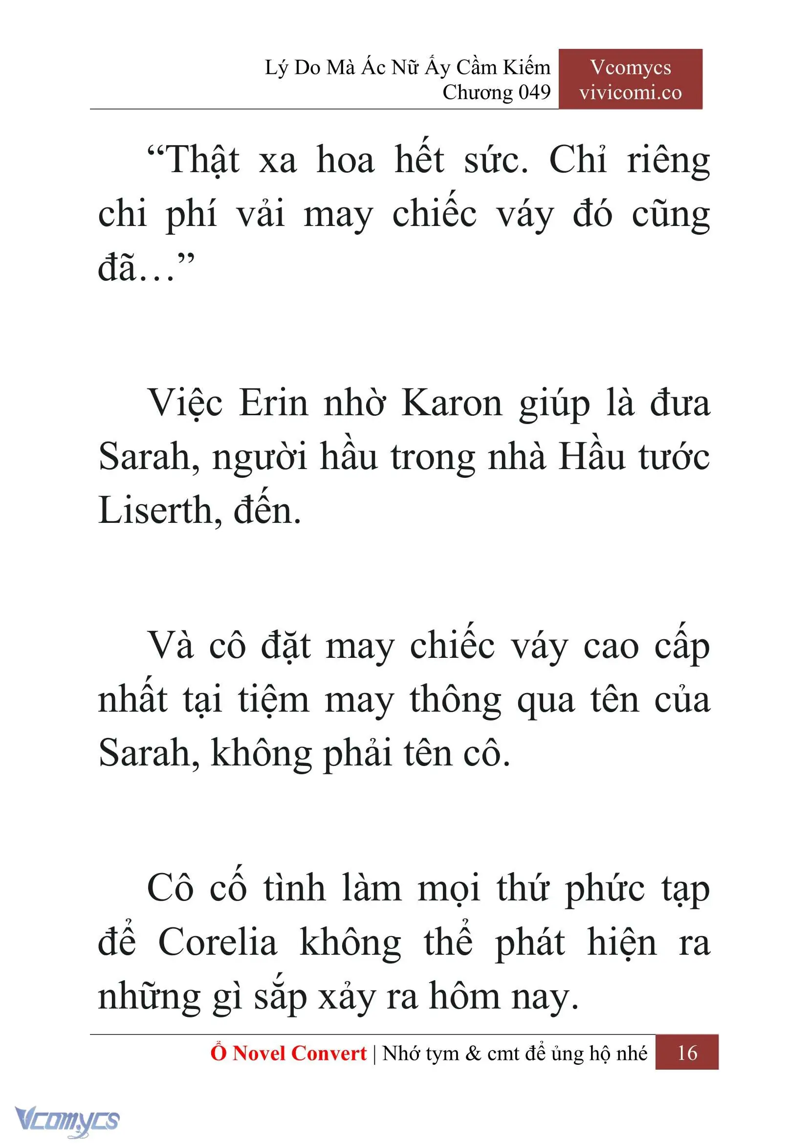 [Novel] Lý Do Mà Ác Nữ Ấy Cầm Kiếm Chapter 49 - Trang 19