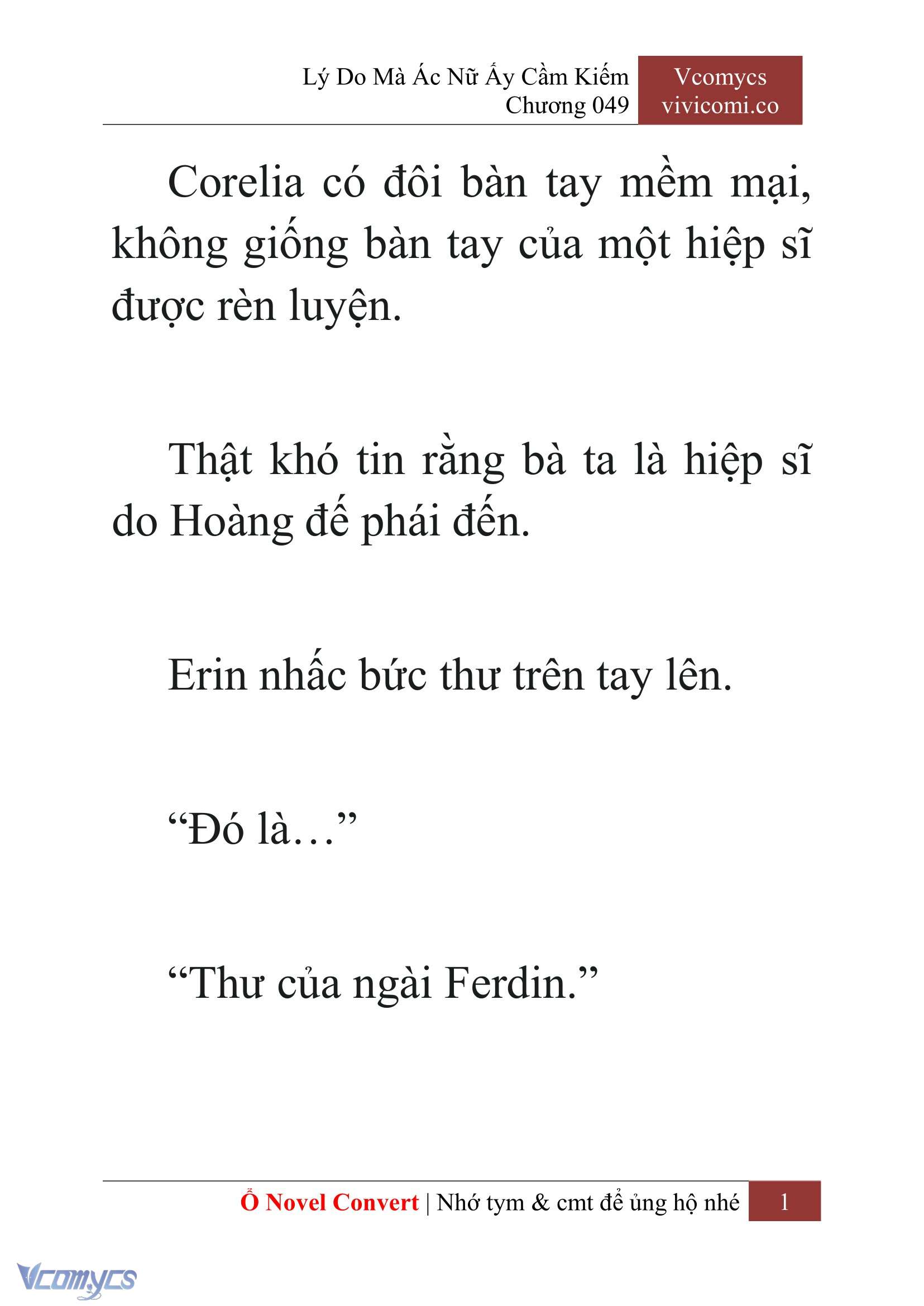 [Novel] Lý Do Mà Ác Nữ Ấy Cầm Kiếm Chapter 49 - Trang 4