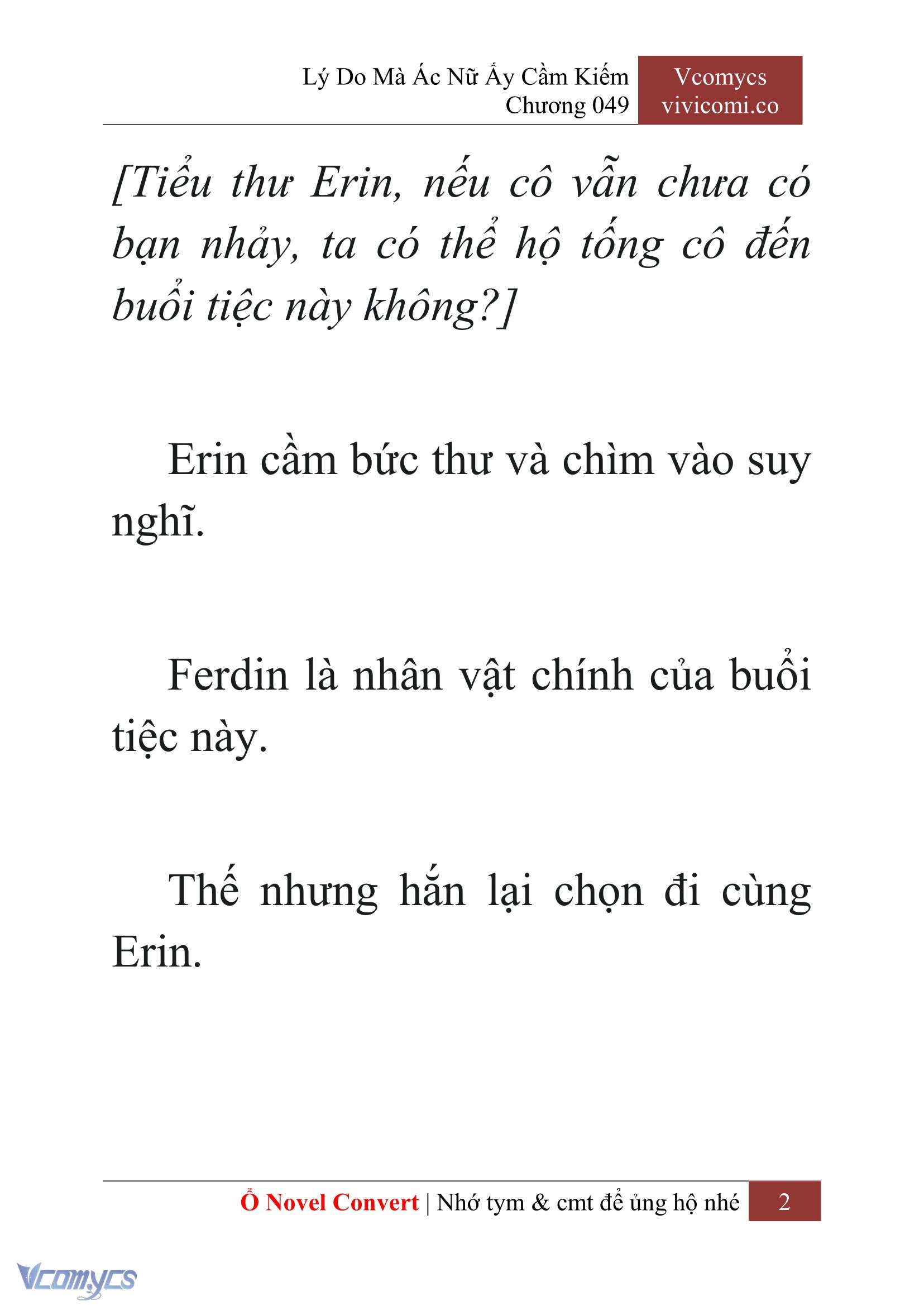 [Novel] Lý Do Mà Ác Nữ Ấy Cầm Kiếm Chapter 49 - Trang 5