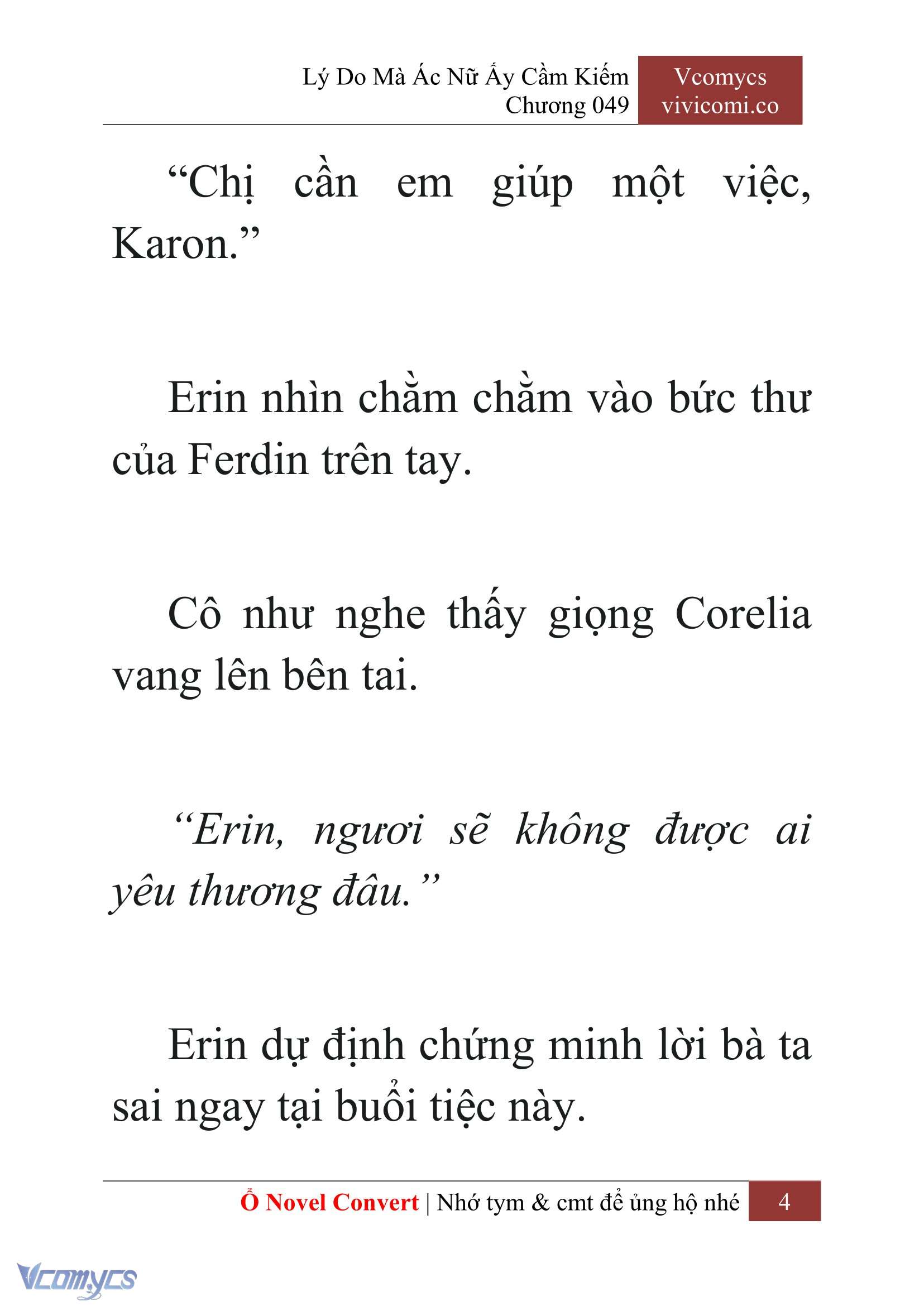 [Novel] Lý Do Mà Ác Nữ Ấy Cầm Kiếm Chapter 49 - Trang 7