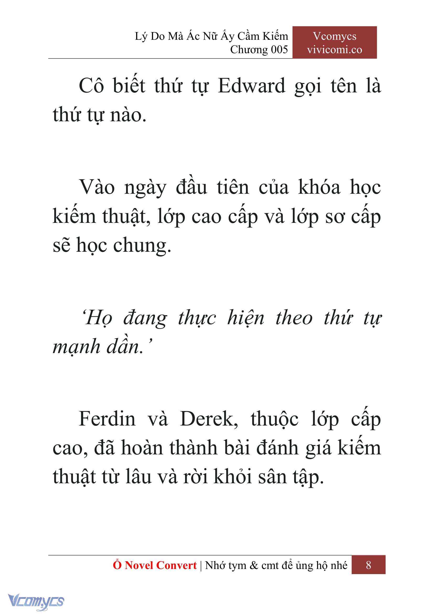[Novel] Lý Do Mà Ác Nữ Ấy Cầm Kiếm Chapter 5 - Trang 11