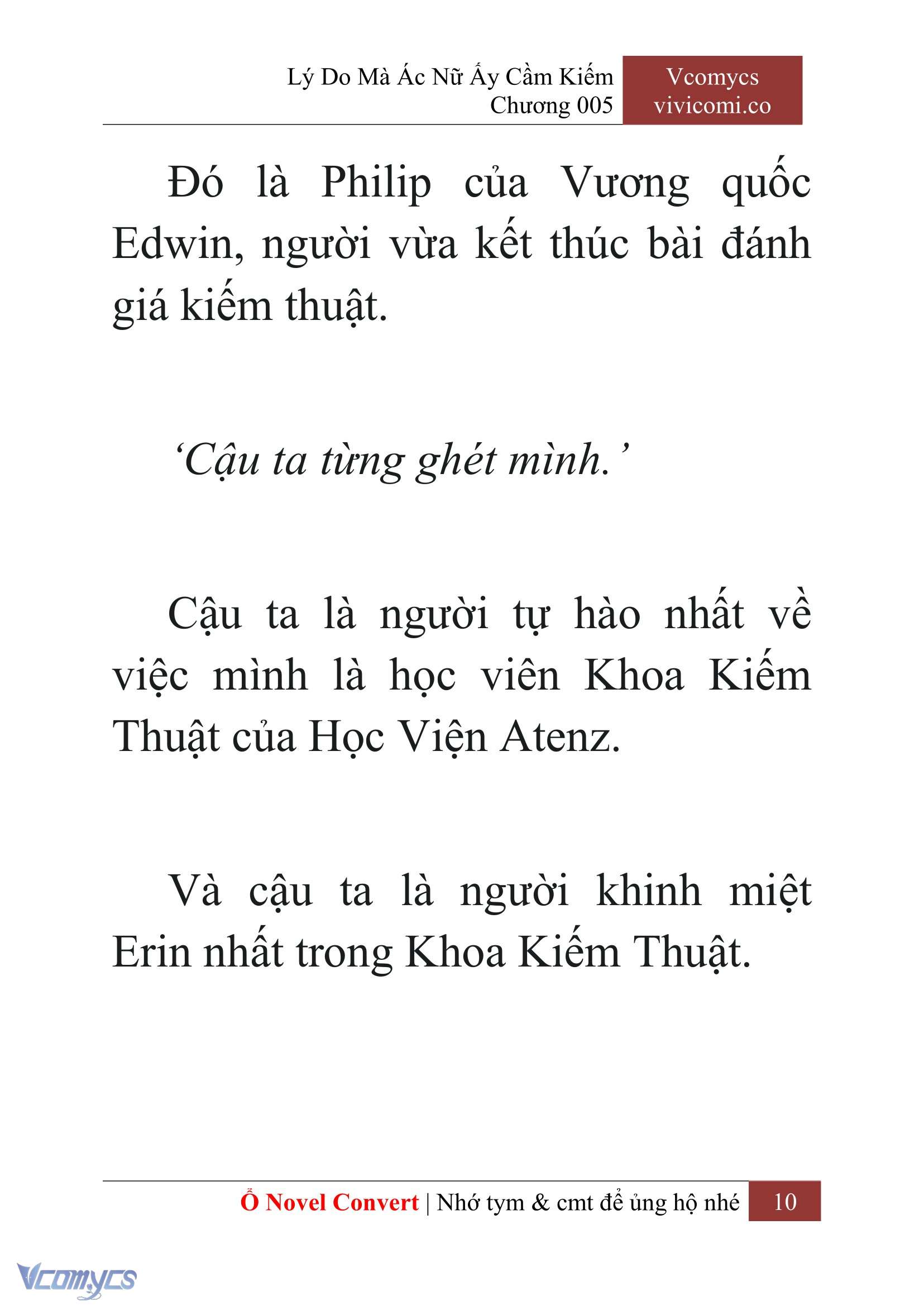 [Novel] Lý Do Mà Ác Nữ Ấy Cầm Kiếm Chapter 5 - Trang 13