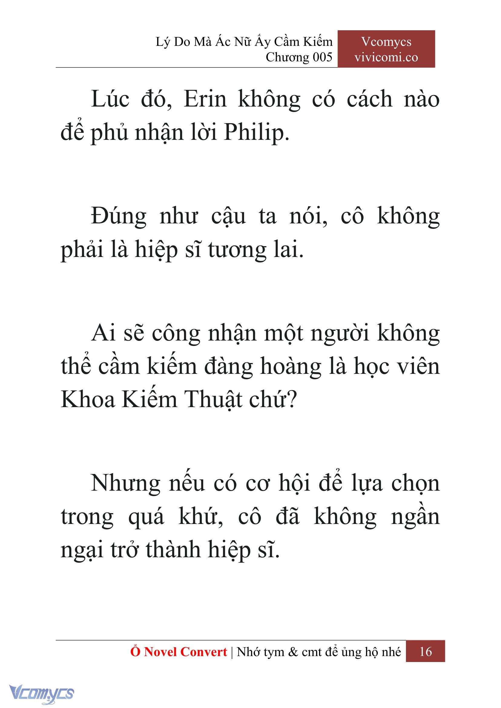[Novel] Lý Do Mà Ác Nữ Ấy Cầm Kiếm Chapter 5 - Trang 19