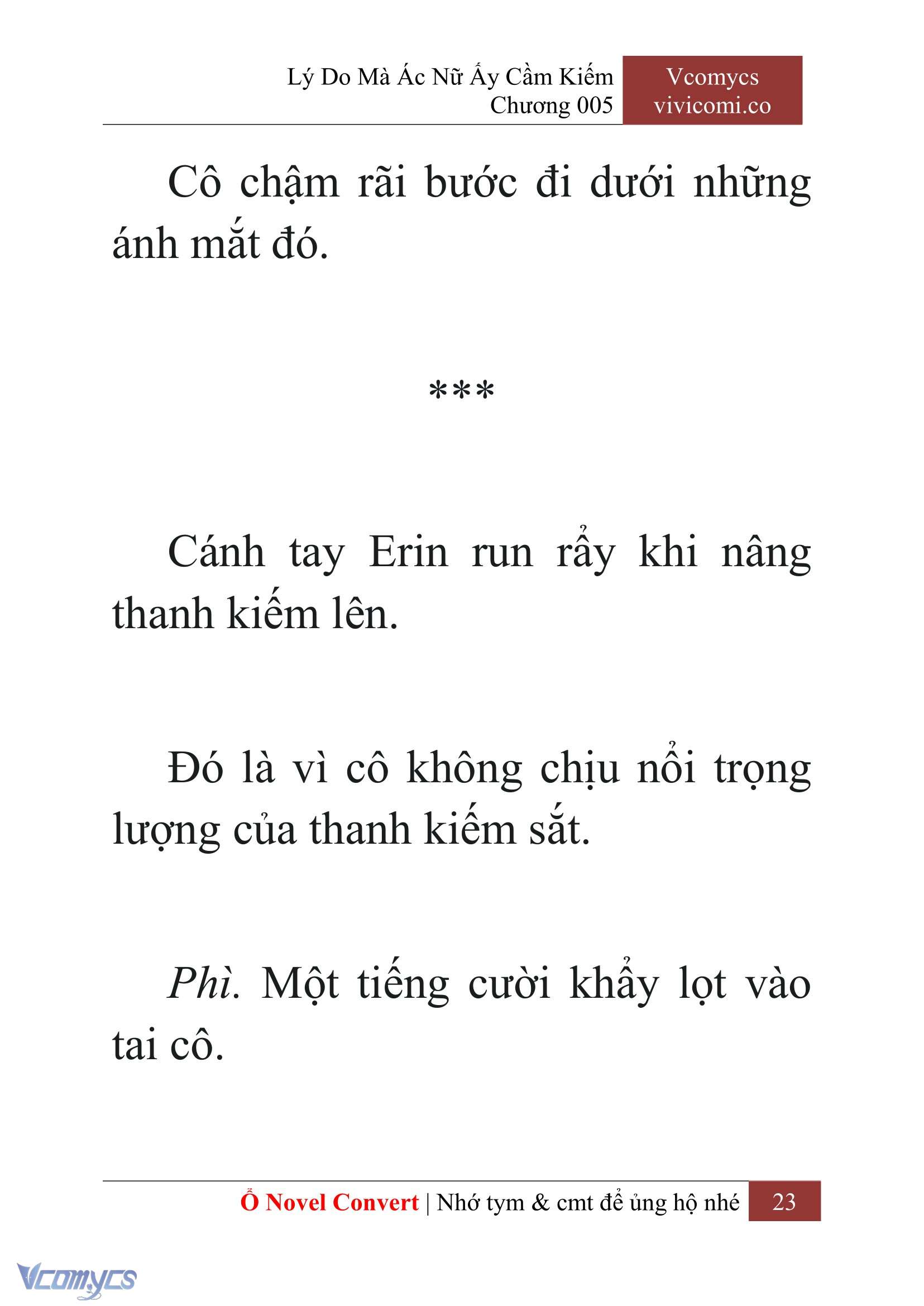 [Novel] Lý Do Mà Ác Nữ Ấy Cầm Kiếm Chapter 5 - Trang 26