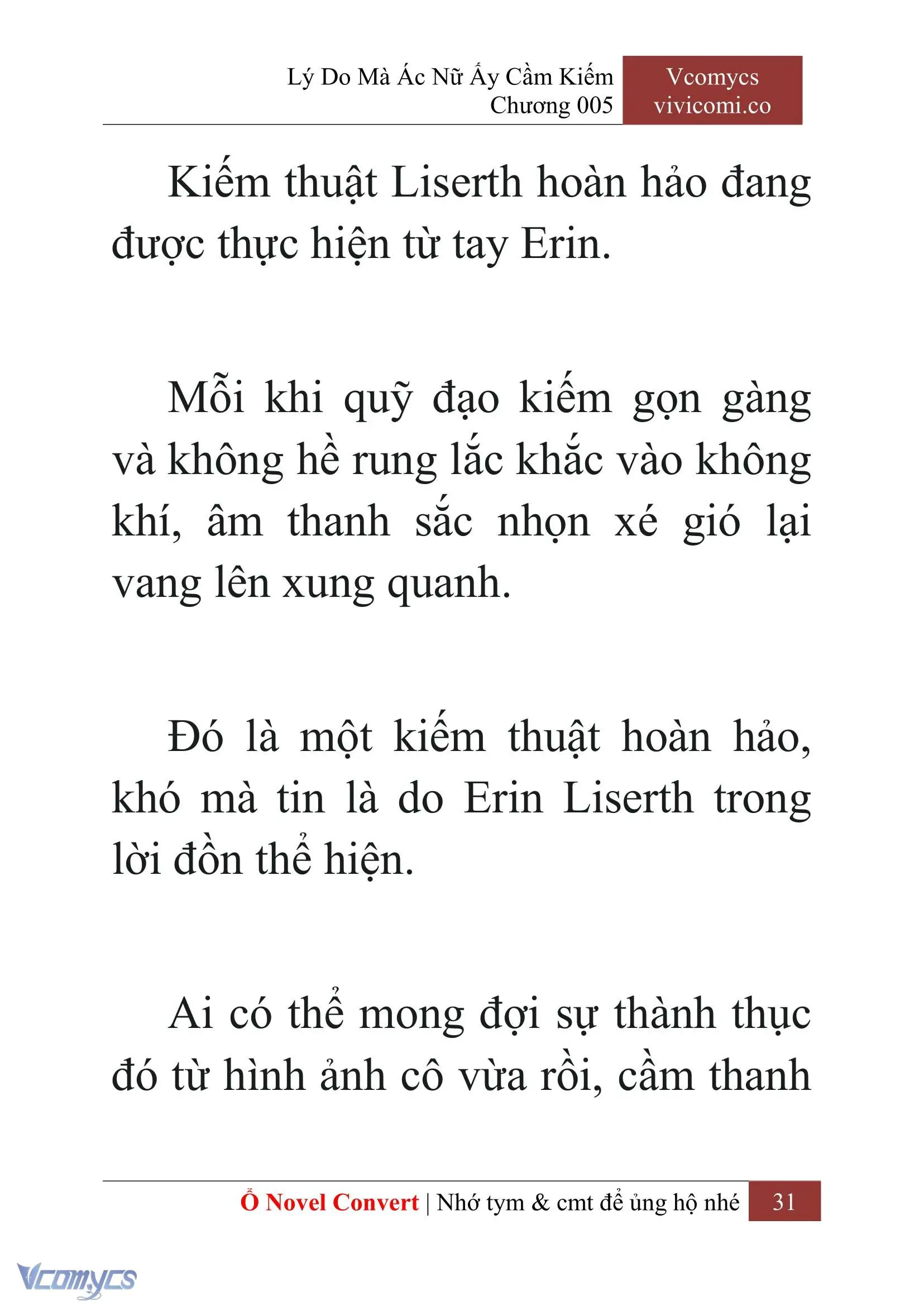 [Novel] Lý Do Mà Ác Nữ Ấy Cầm Kiếm Chapter 5 - Trang 33