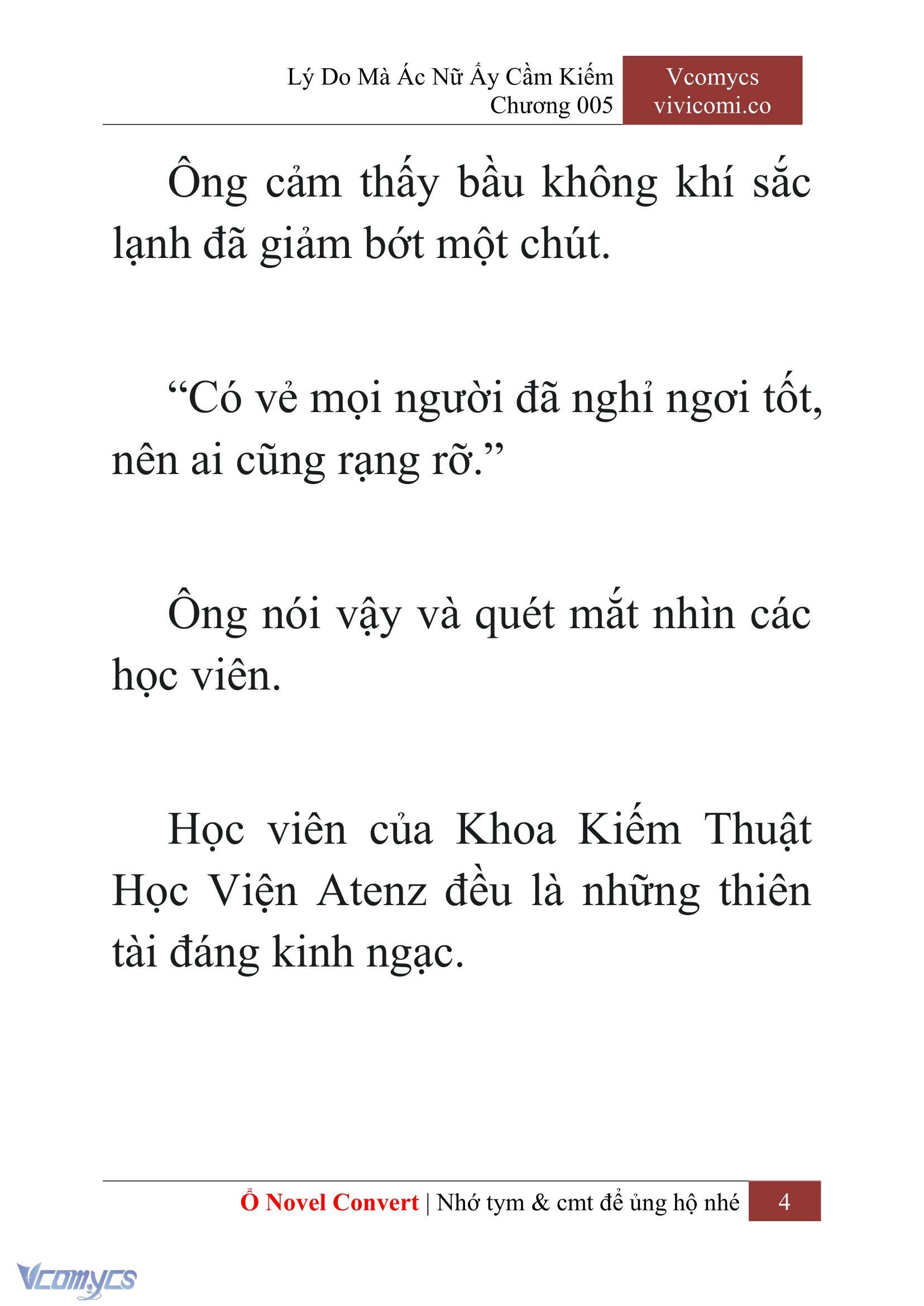 [Novel] Lý Do Mà Ác Nữ Ấy Cầm Kiếm Chapter 5 - Trang 7