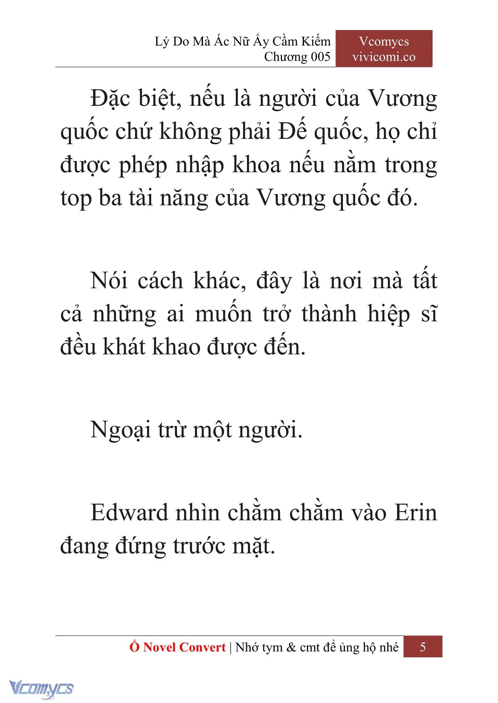 [Novel] Lý Do Mà Ác Nữ Ấy Cầm Kiếm Chapter 5 - Trang 8