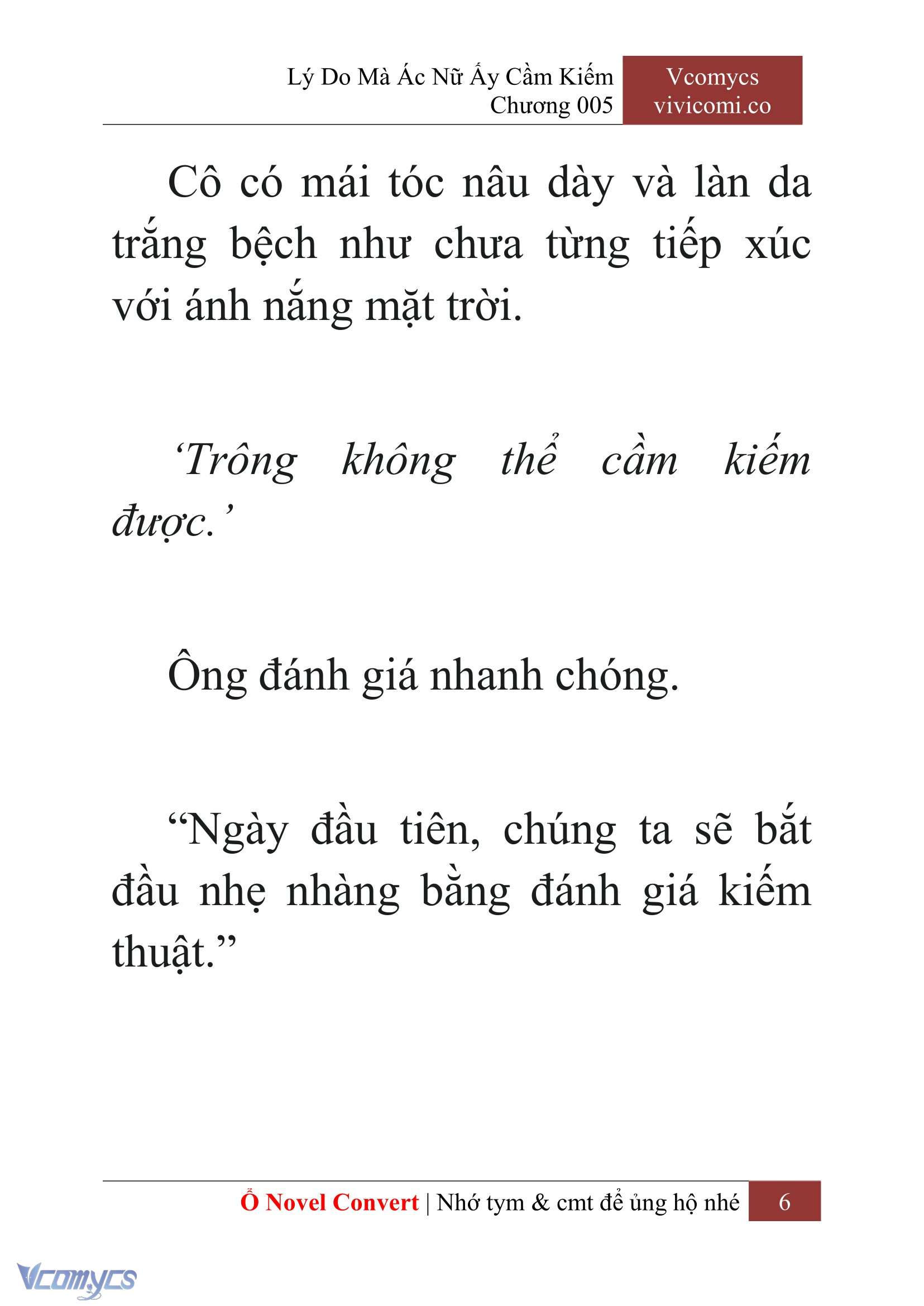 [Novel] Lý Do Mà Ác Nữ Ấy Cầm Kiếm Chapter 5 - Trang 9