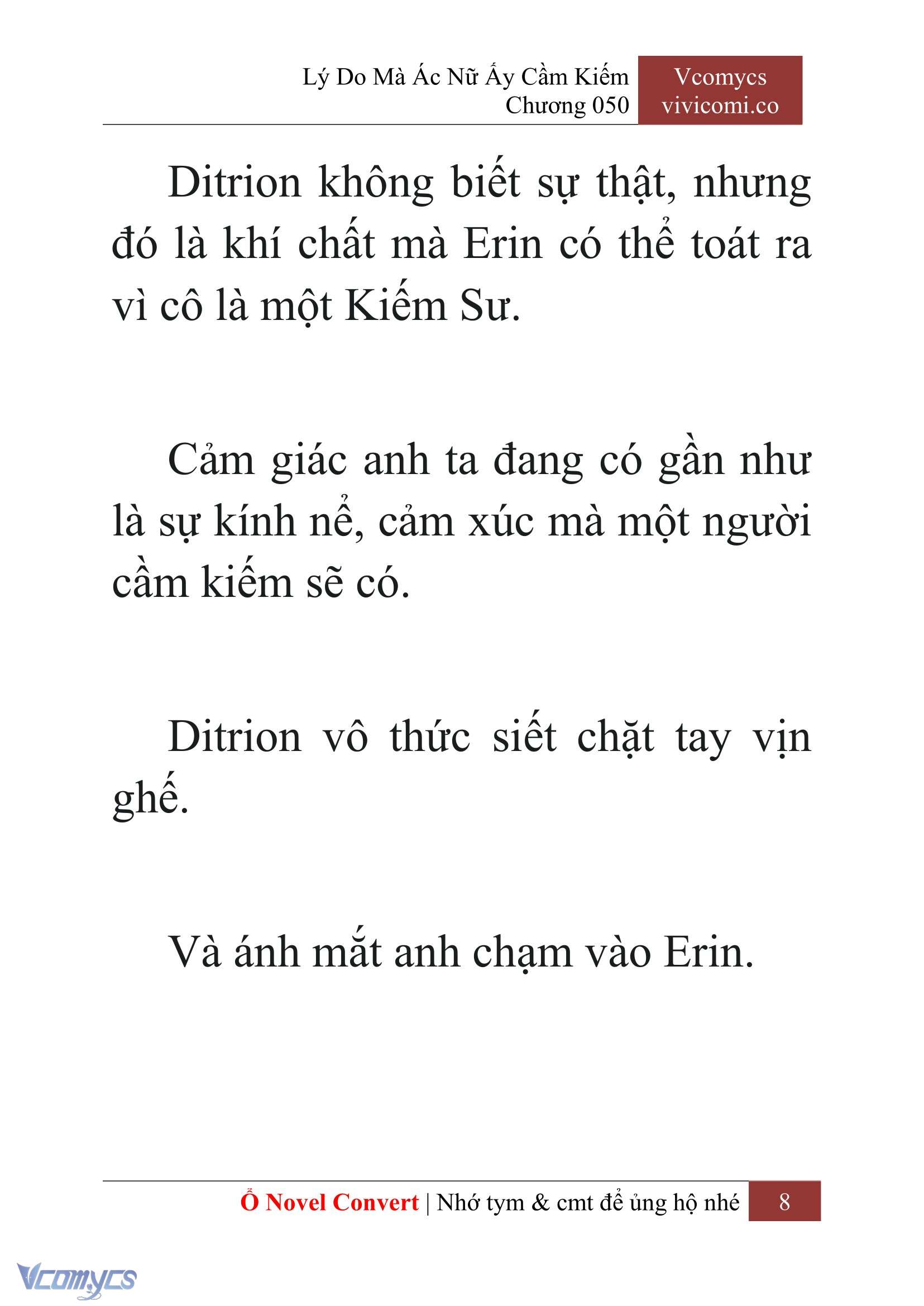 [Novel] Lý Do Mà Ác Nữ Ấy Cầm Kiếm Chapter 50 - Trang 11