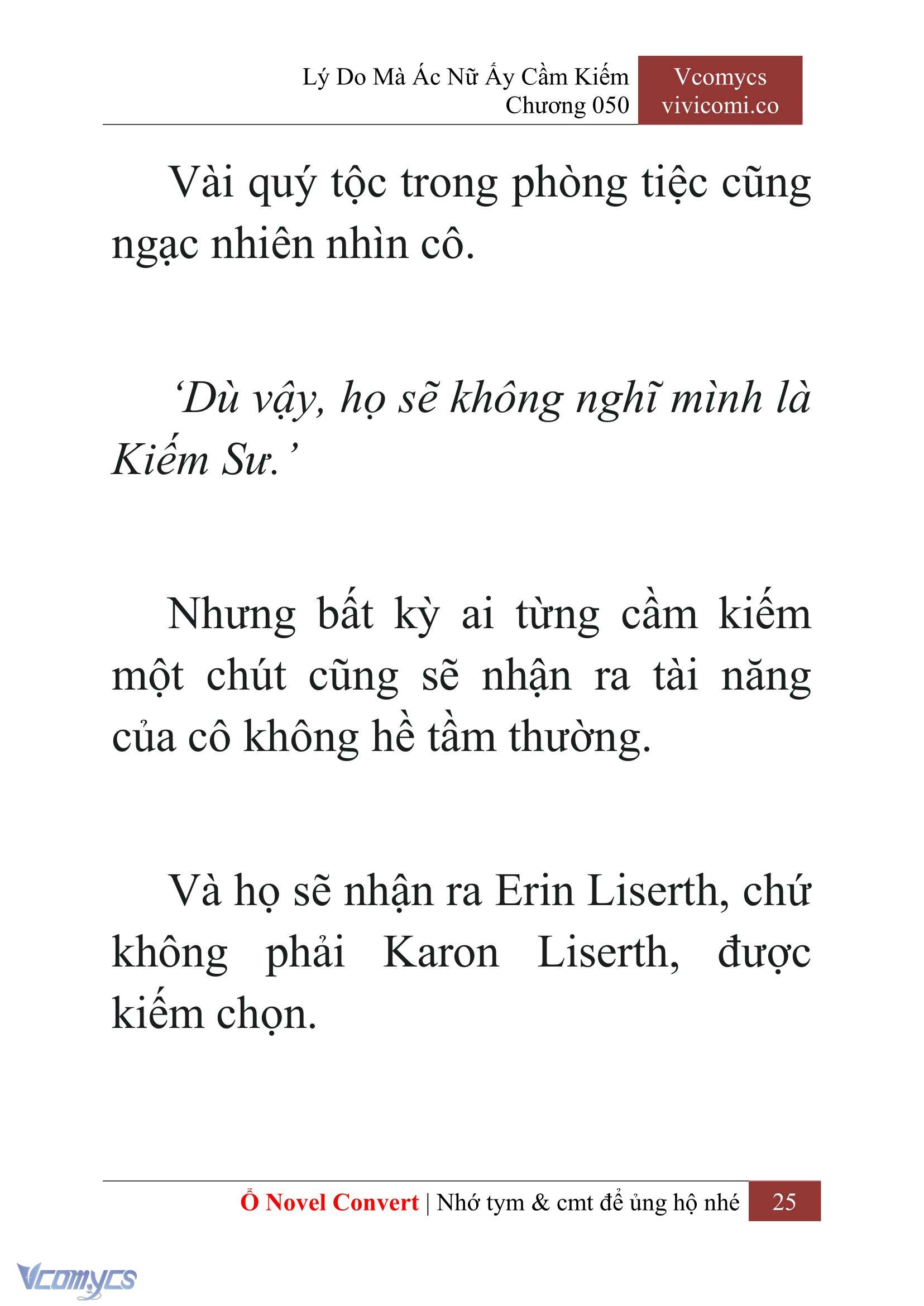 [Novel] Lý Do Mà Ác Nữ Ấy Cầm Kiếm Chapter 50 - Trang 28