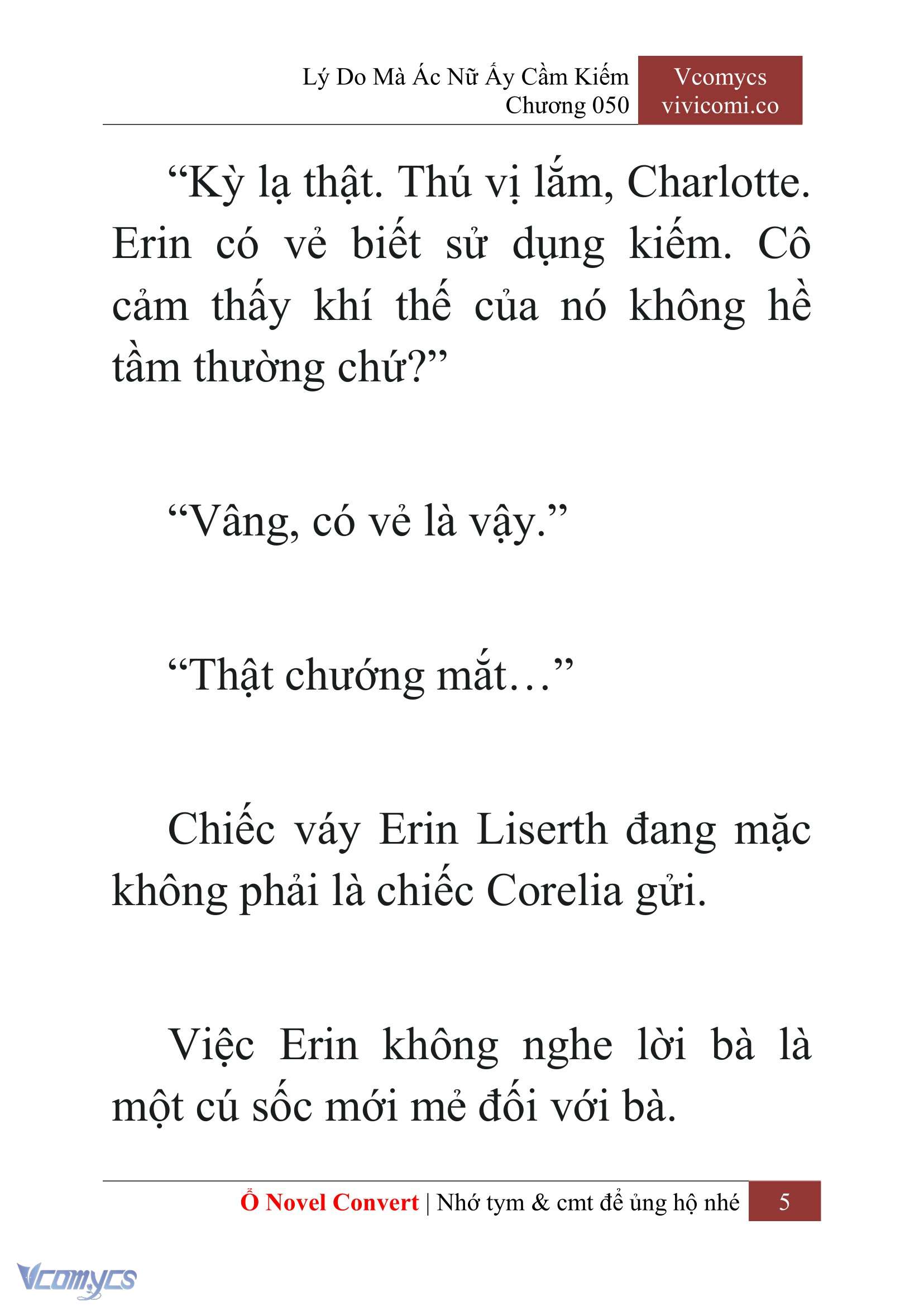 [Novel] Lý Do Mà Ác Nữ Ấy Cầm Kiếm Chapter 50 - Trang 8