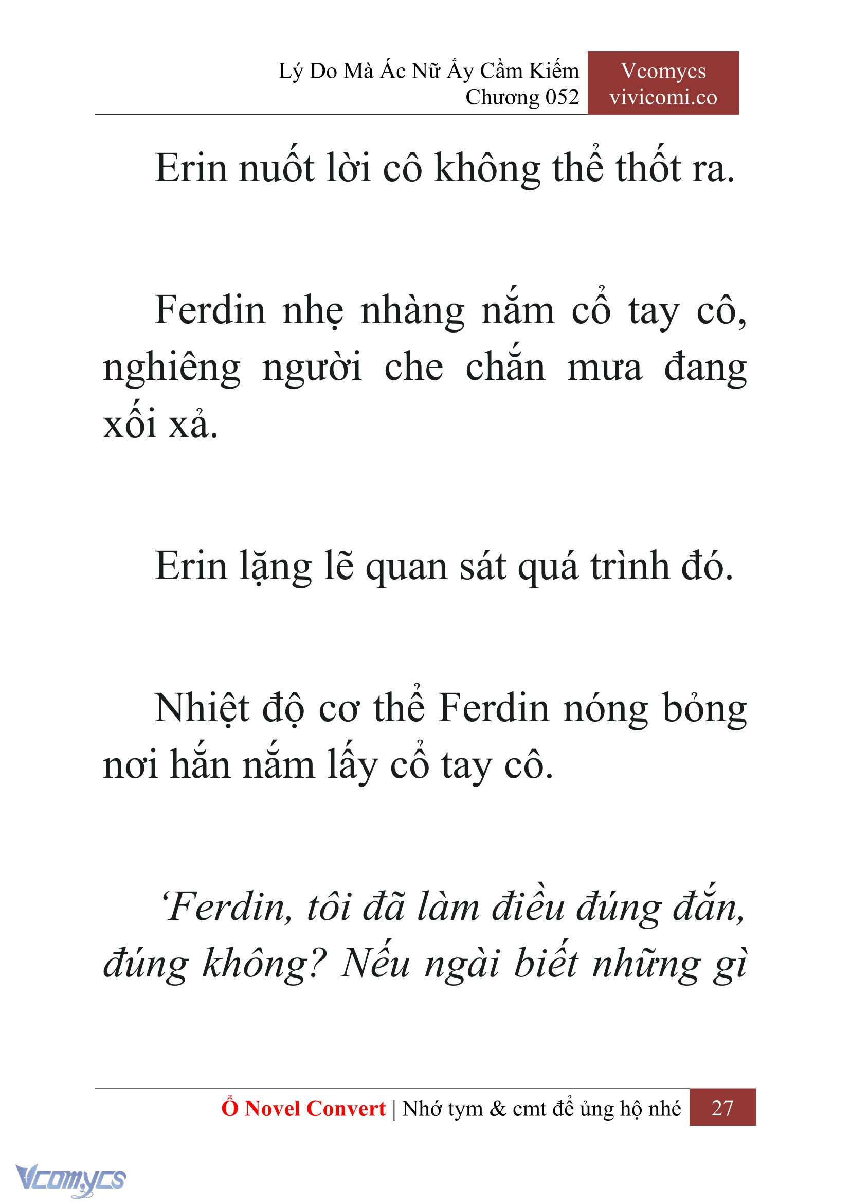 [Novel] Lý Do Mà Ác Nữ Ấy Cầm Kiếm Chapter 52 - Trang 29