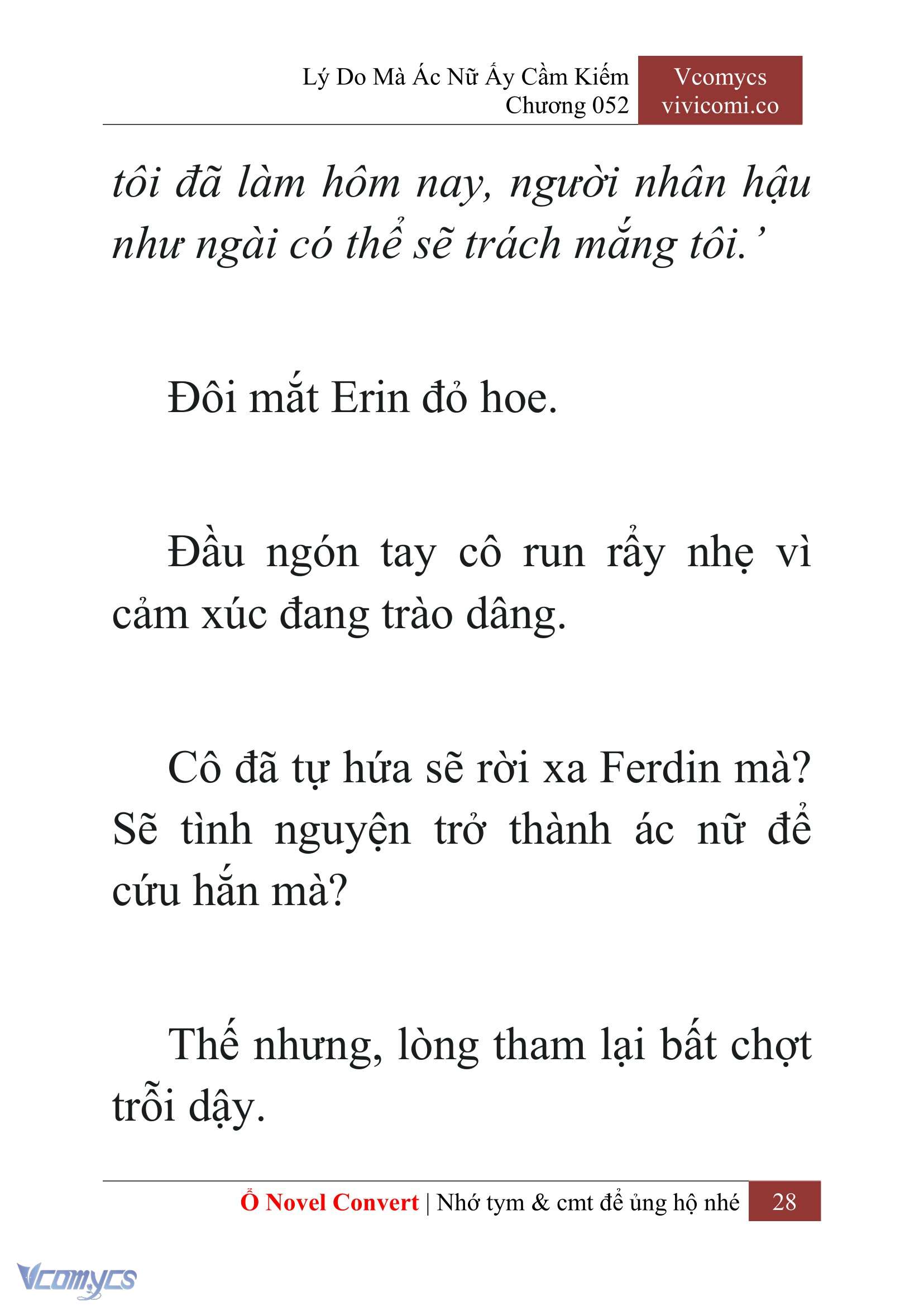 [Novel] Lý Do Mà Ác Nữ Ấy Cầm Kiếm Chapter 52 - Trang 30