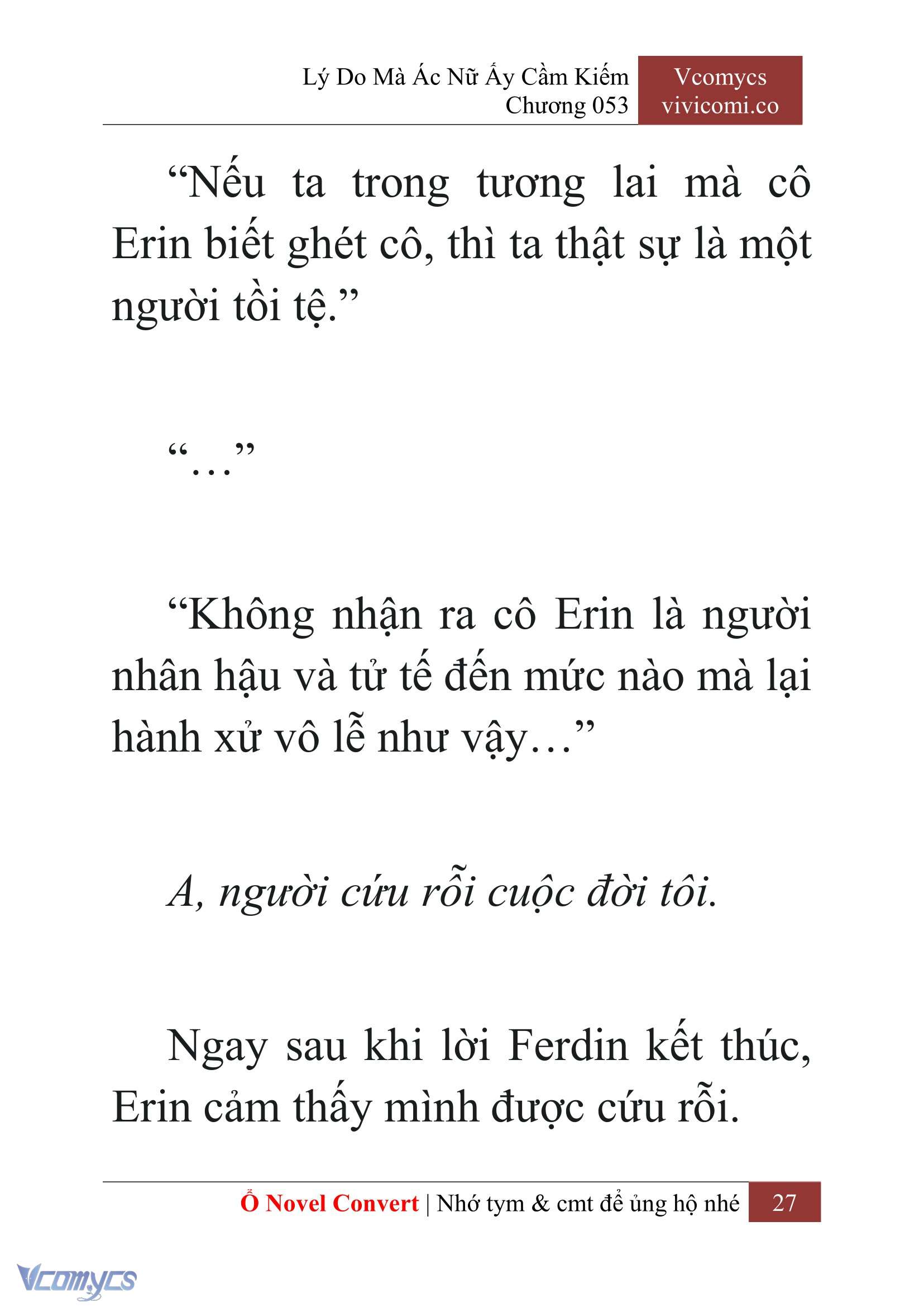 [Novel] Lý Do Mà Ác Nữ Ấy Cầm Kiếm Chapter 53 - Trang 29