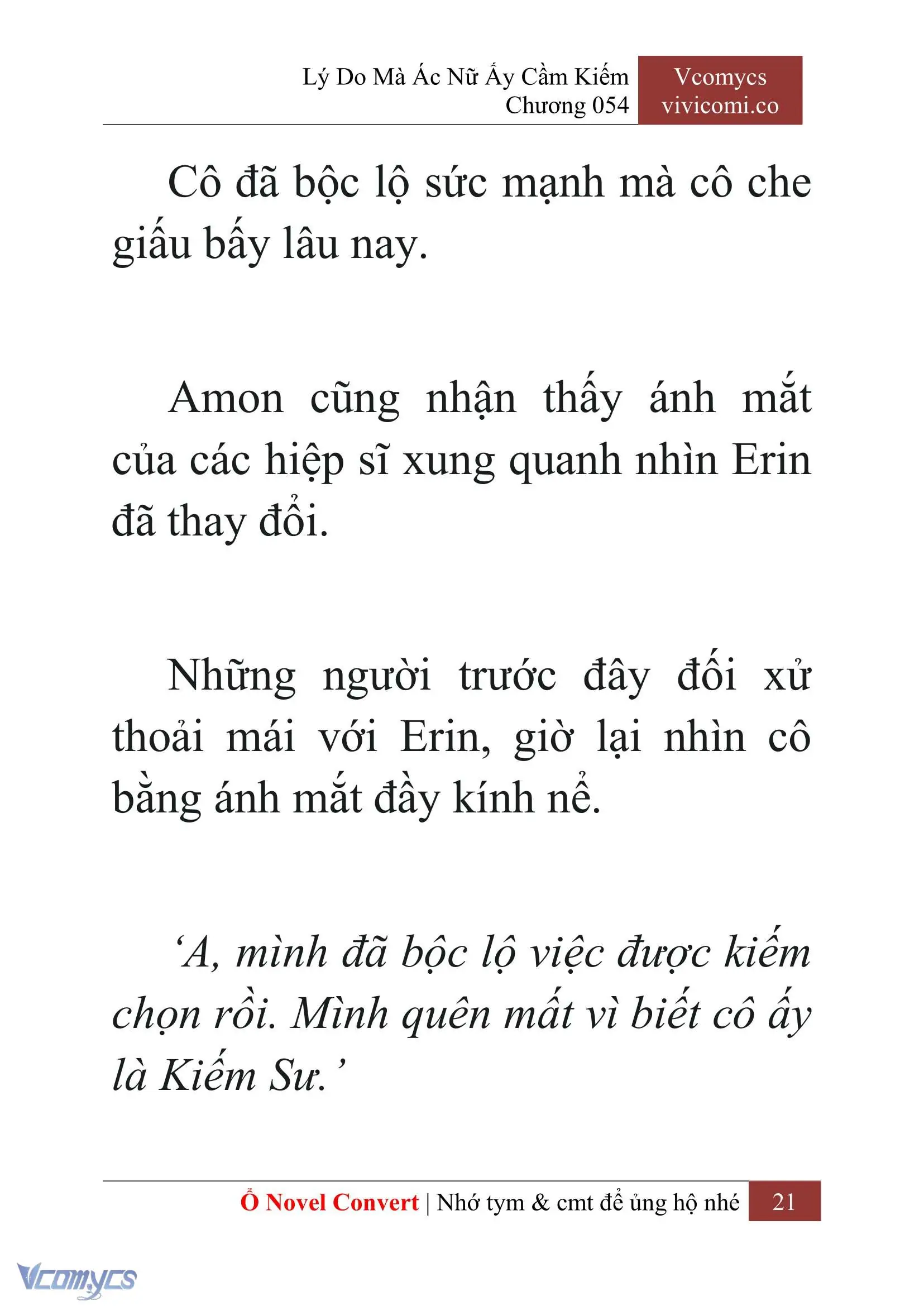 [Novel] Lý Do Mà Ác Nữ Ấy Cầm Kiếm Chapter 54 - Trang 24