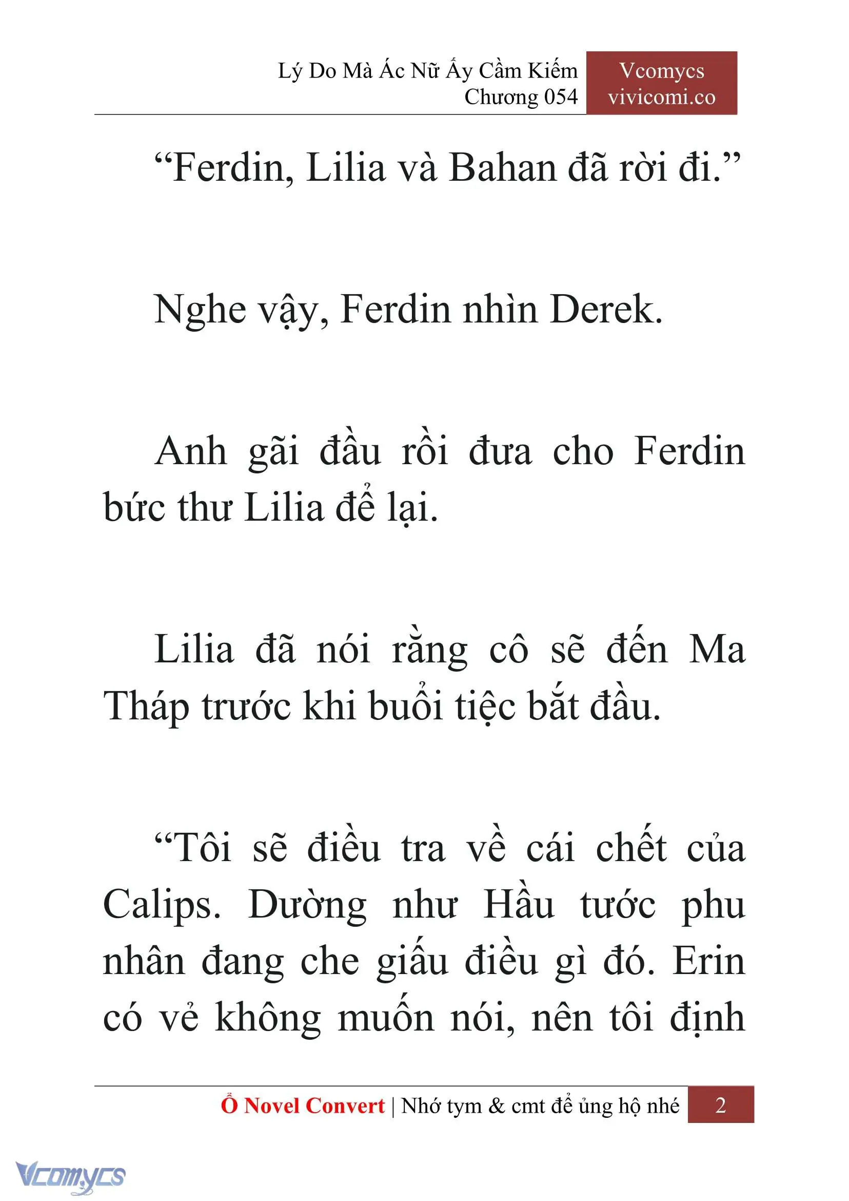 [Novel] Lý Do Mà Ác Nữ Ấy Cầm Kiếm Chapter 54 - Trang 5