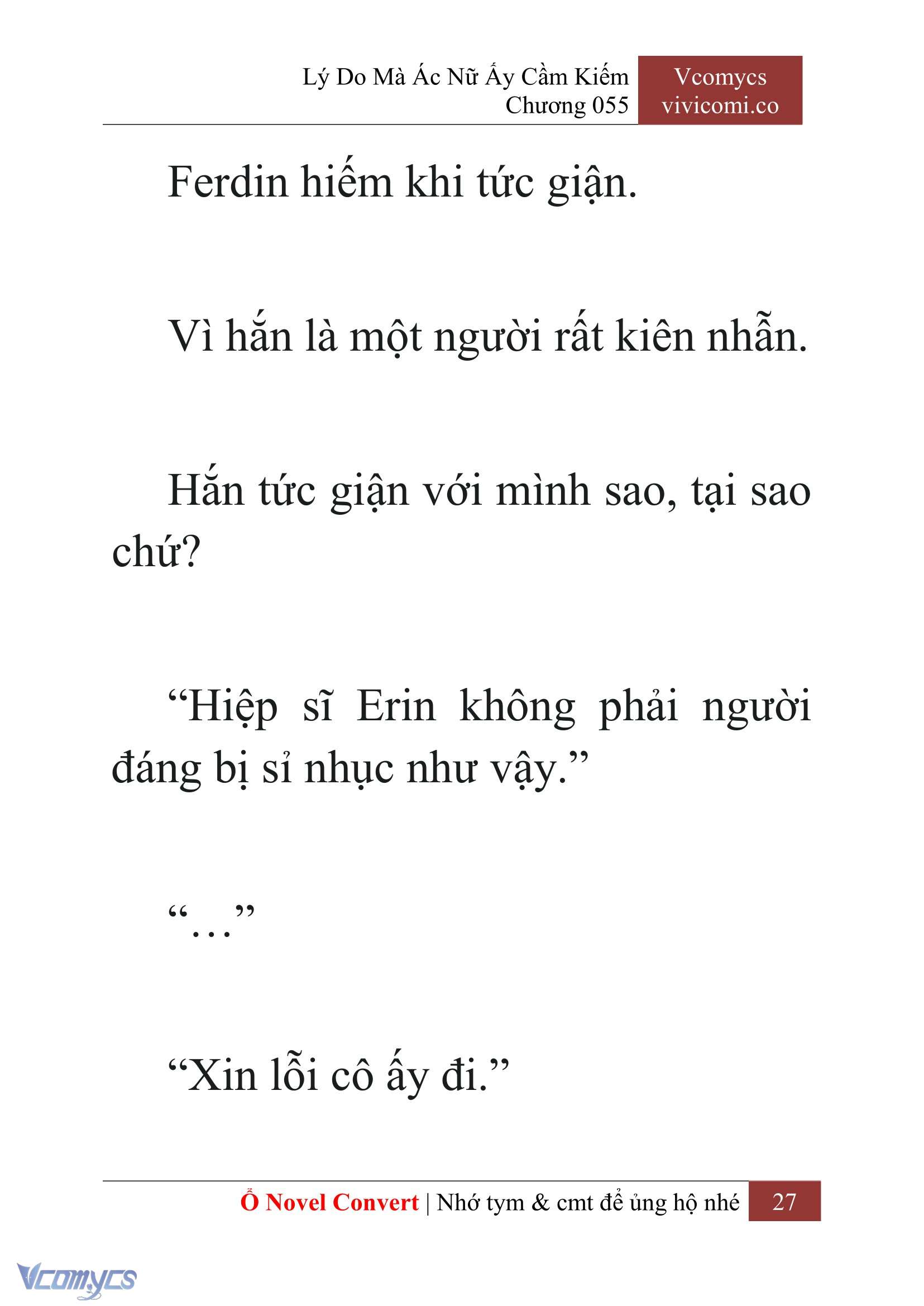 [Novel] Lý Do Mà Ác Nữ Ấy Cầm Kiếm Chapter 55 - Trang 29