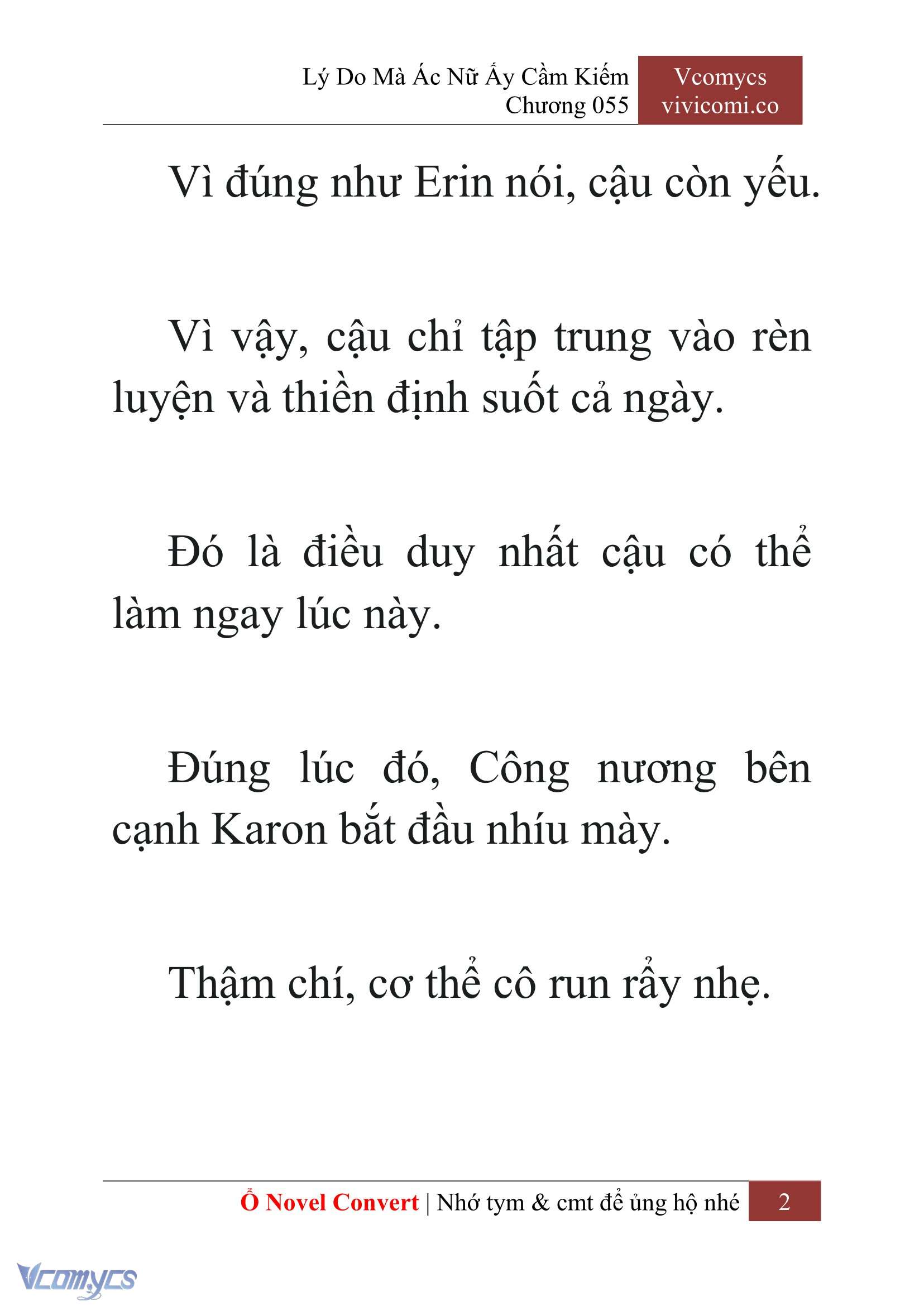 [Novel] Lý Do Mà Ác Nữ Ấy Cầm Kiếm Chapter 55 - Trang 5