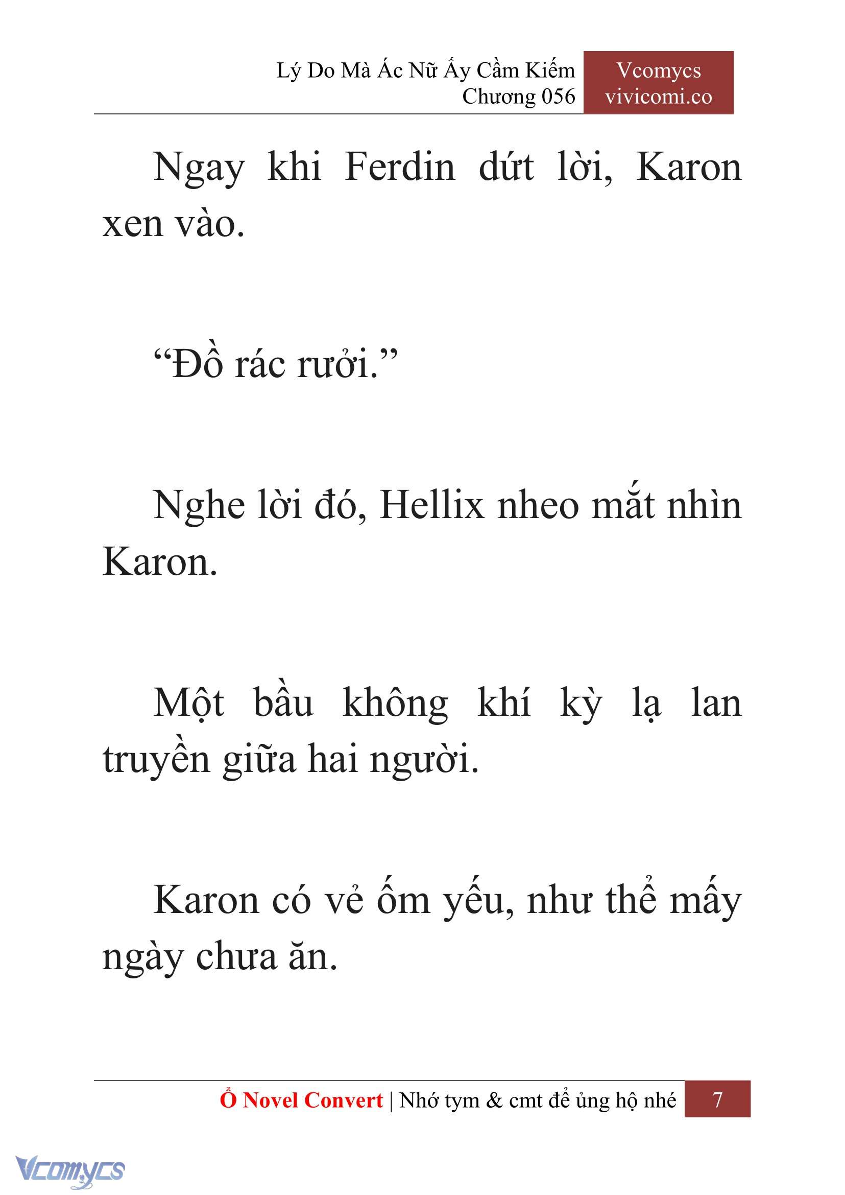 [Novel] Lý Do Mà Ác Nữ Ấy Cầm Kiếm Chapter 56 - Trang 10