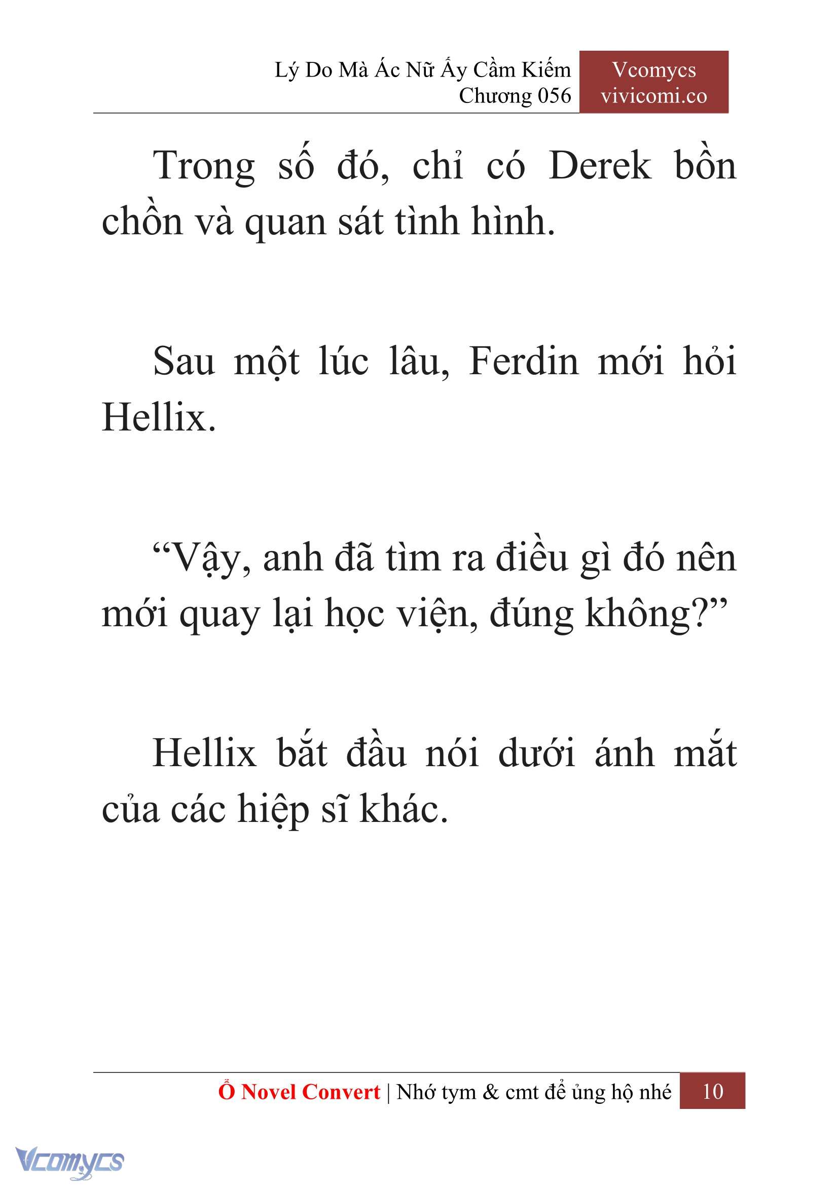 [Novel] Lý Do Mà Ác Nữ Ấy Cầm Kiếm Chapter 56 - Trang 13