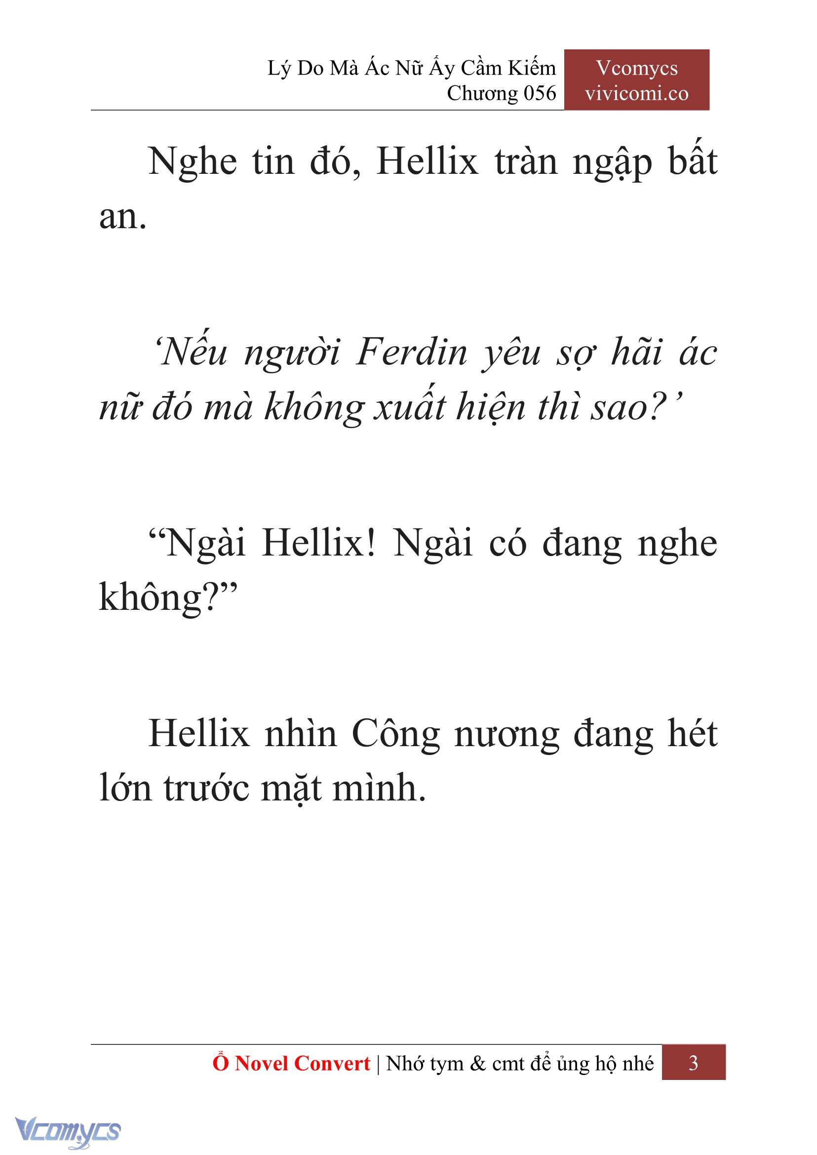 [Novel] Lý Do Mà Ác Nữ Ấy Cầm Kiếm Chapter 56 - Trang 6