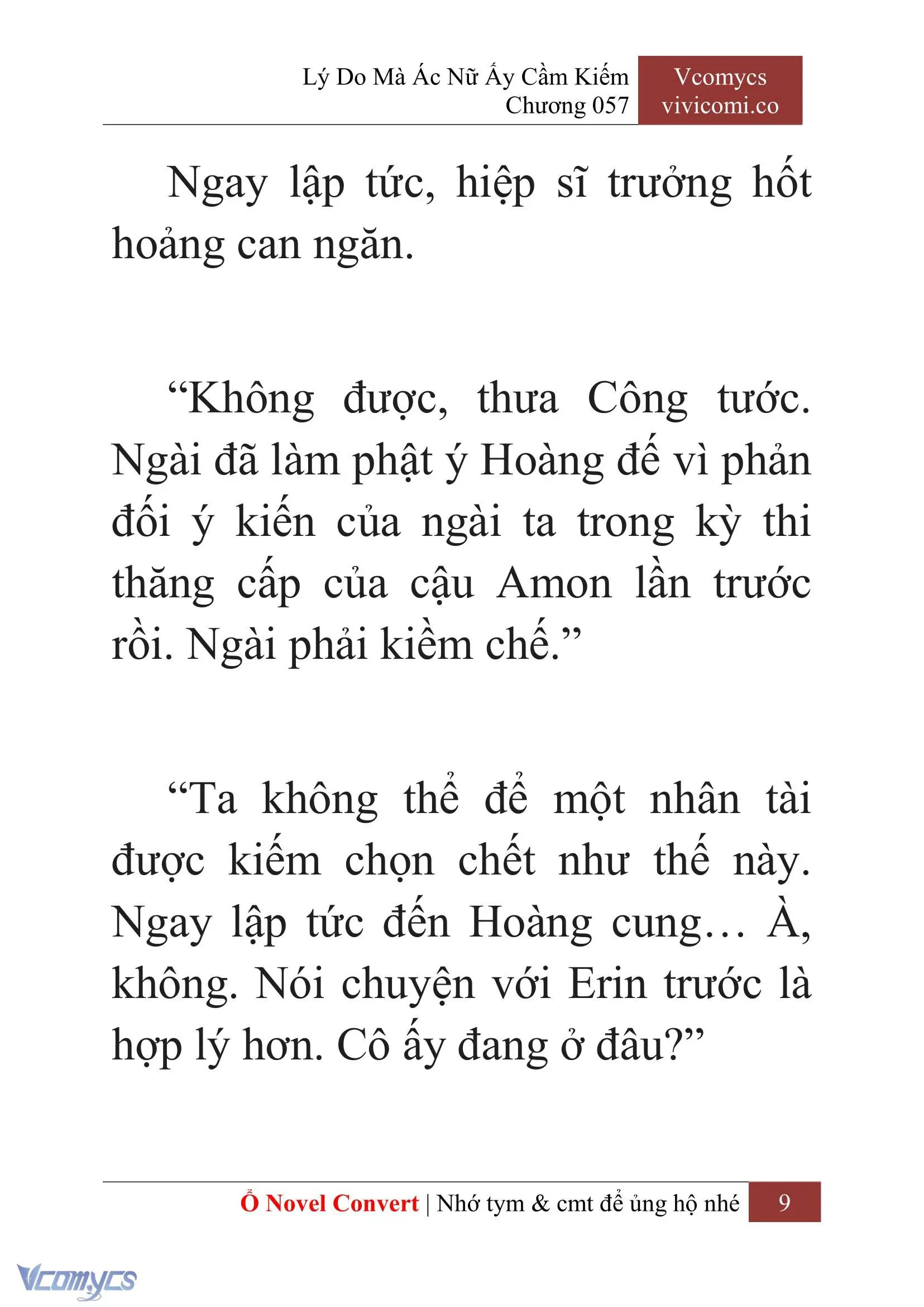 [Novel] Lý Do Mà Ác Nữ Ấy Cầm Kiếm Chapter 57 - Trang 12