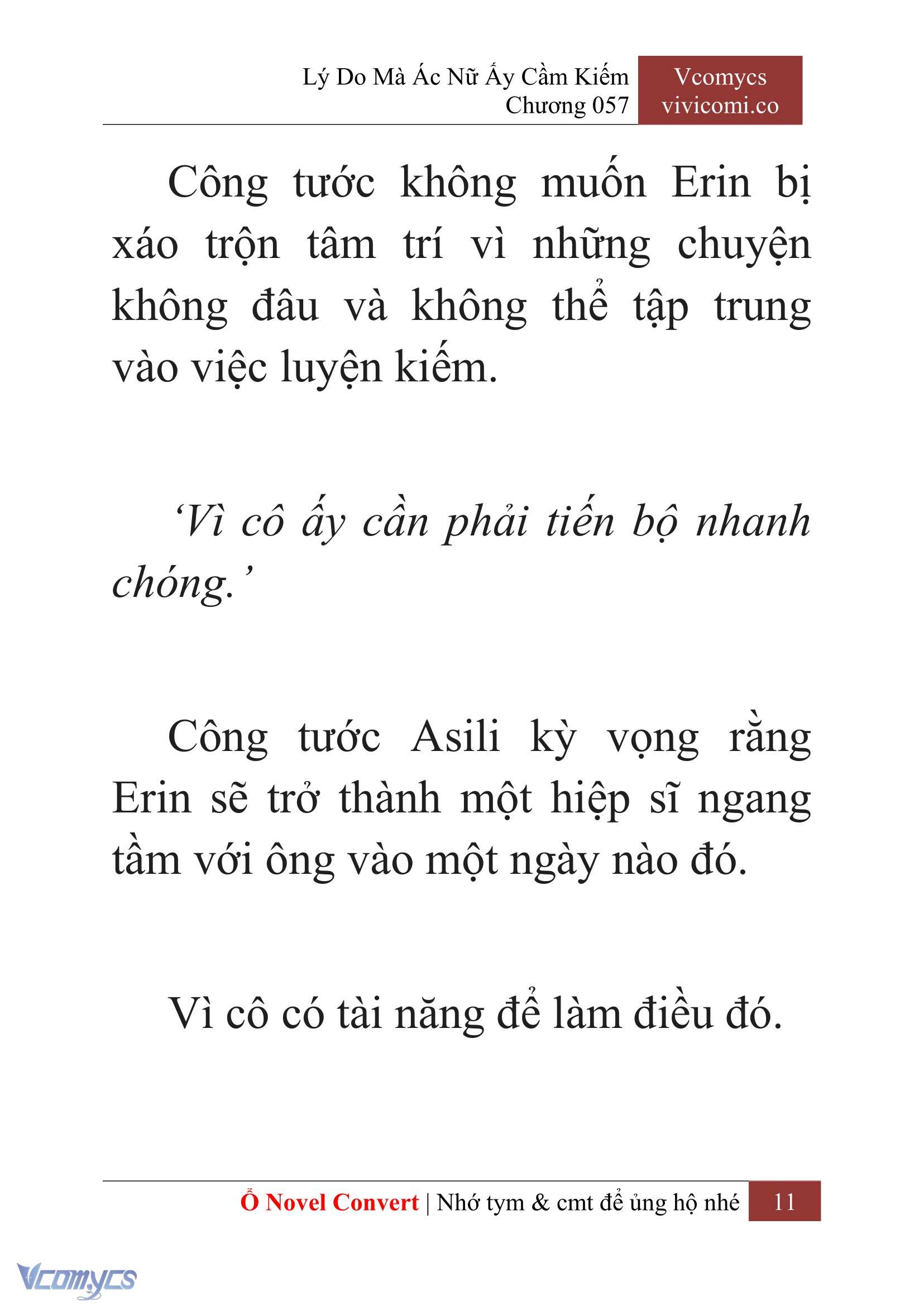[Novel] Lý Do Mà Ác Nữ Ấy Cầm Kiếm Chapter 57 - Trang 14