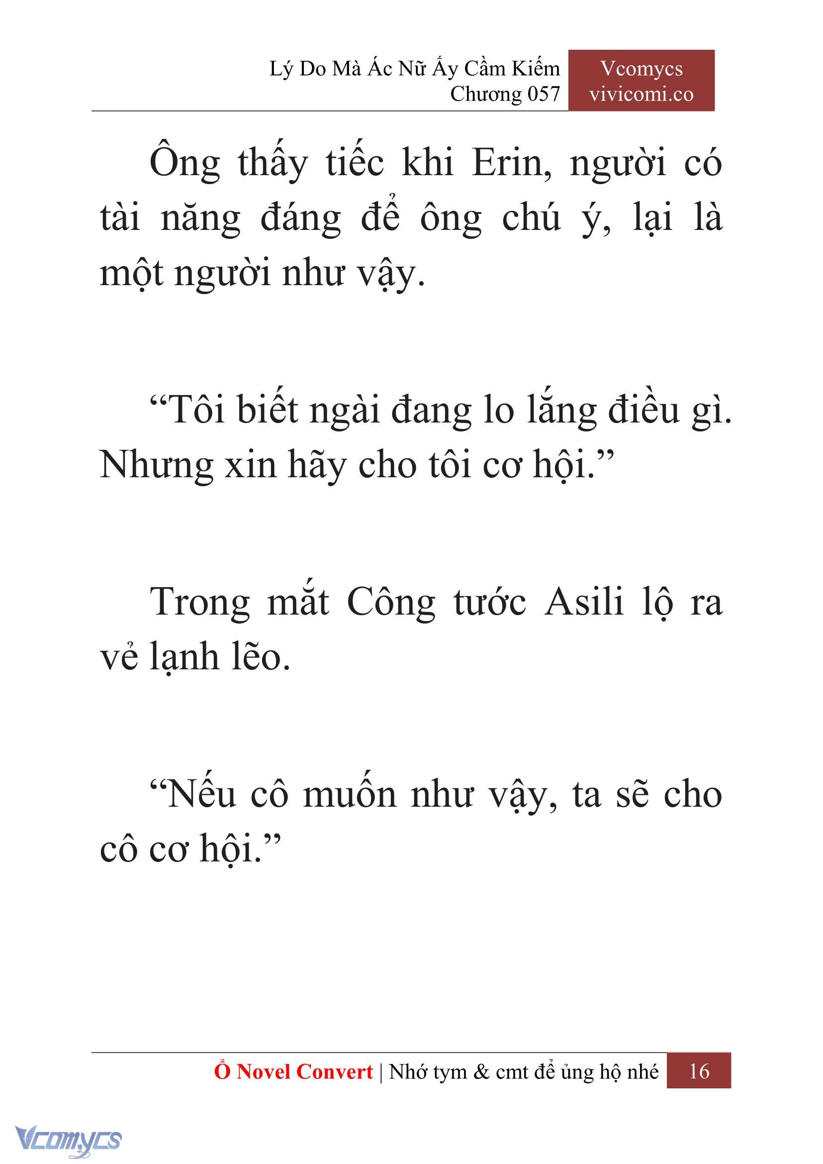[Novel] Lý Do Mà Ác Nữ Ấy Cầm Kiếm Chapter 57 - Trang 19