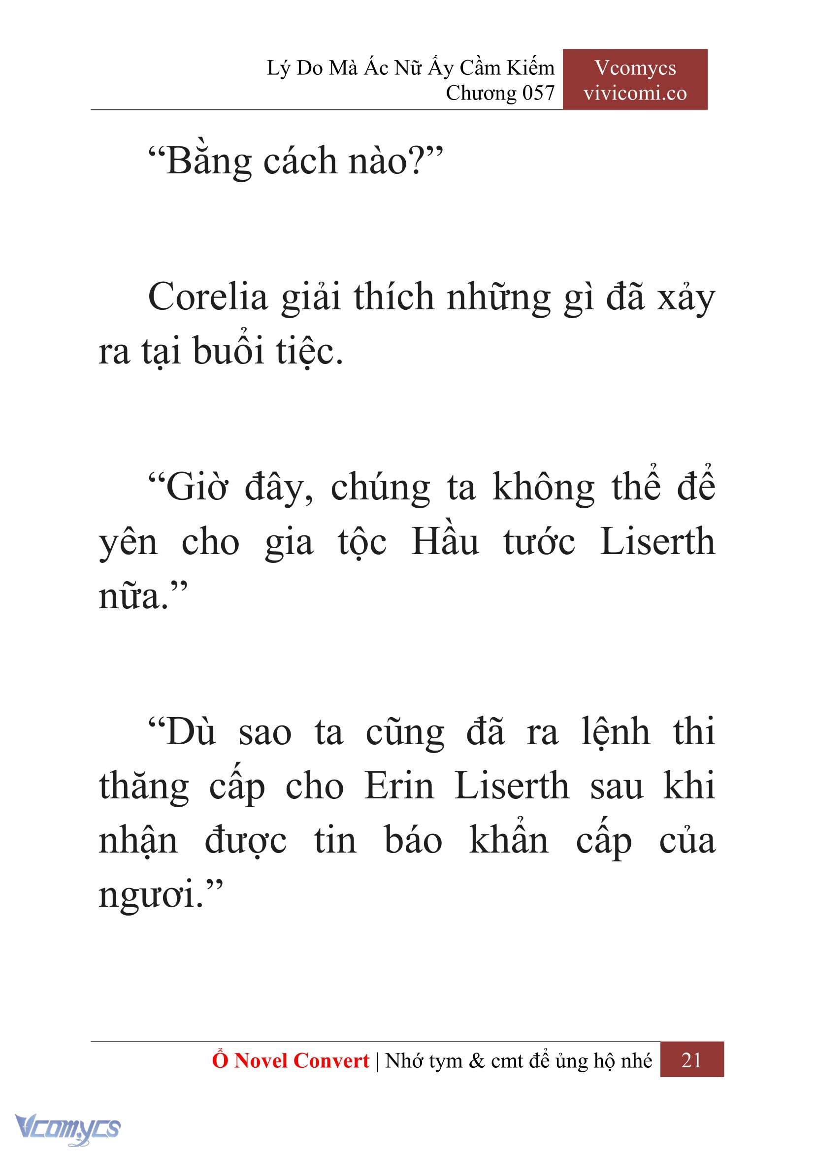 [Novel] Lý Do Mà Ác Nữ Ấy Cầm Kiếm Chapter 57 - Trang 24