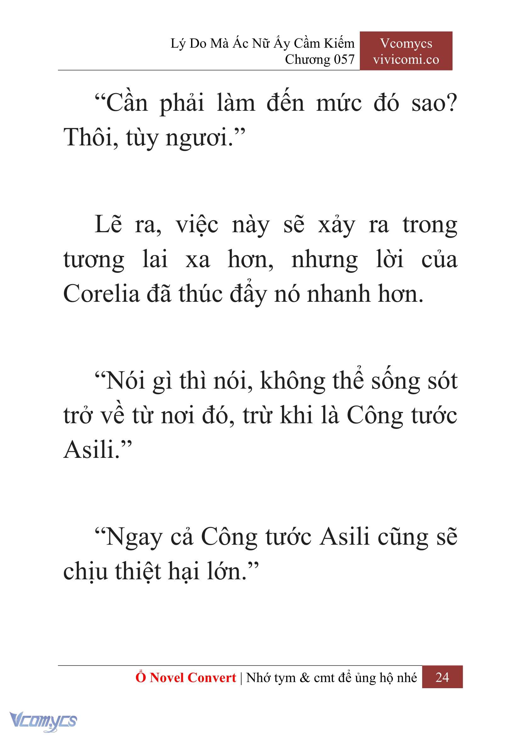 [Novel] Lý Do Mà Ác Nữ Ấy Cầm Kiếm Chapter 57 - Trang 27