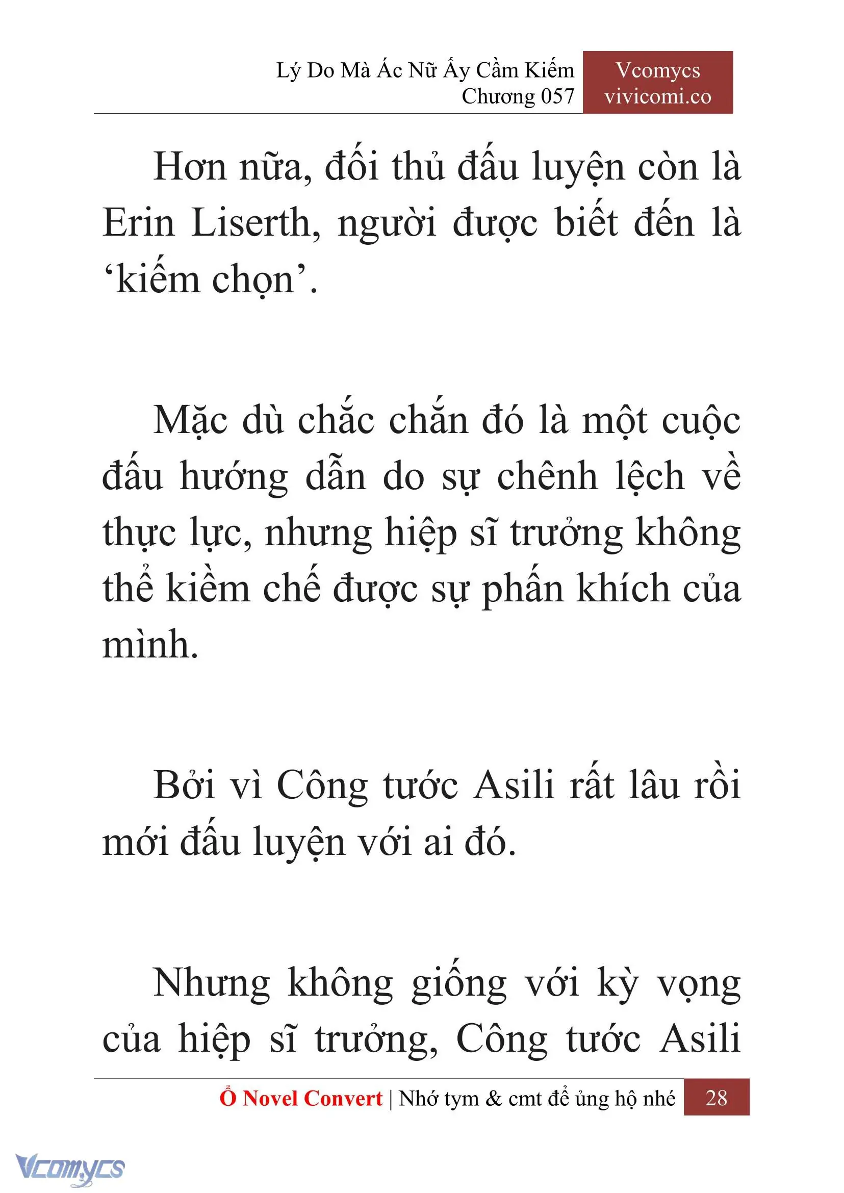[Novel] Lý Do Mà Ác Nữ Ấy Cầm Kiếm Chapter 57 - Trang 30
