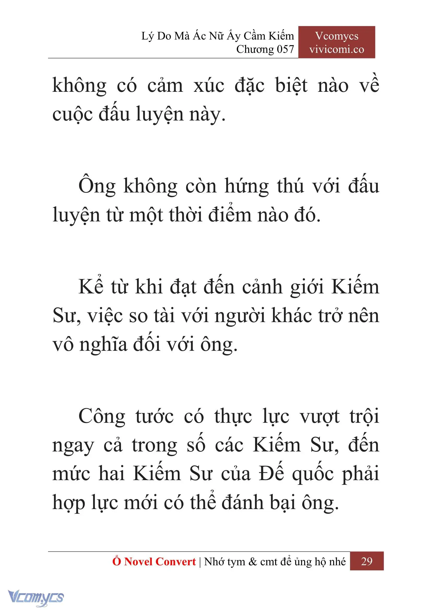 [Novel] Lý Do Mà Ác Nữ Ấy Cầm Kiếm Chapter 57 - Trang 31