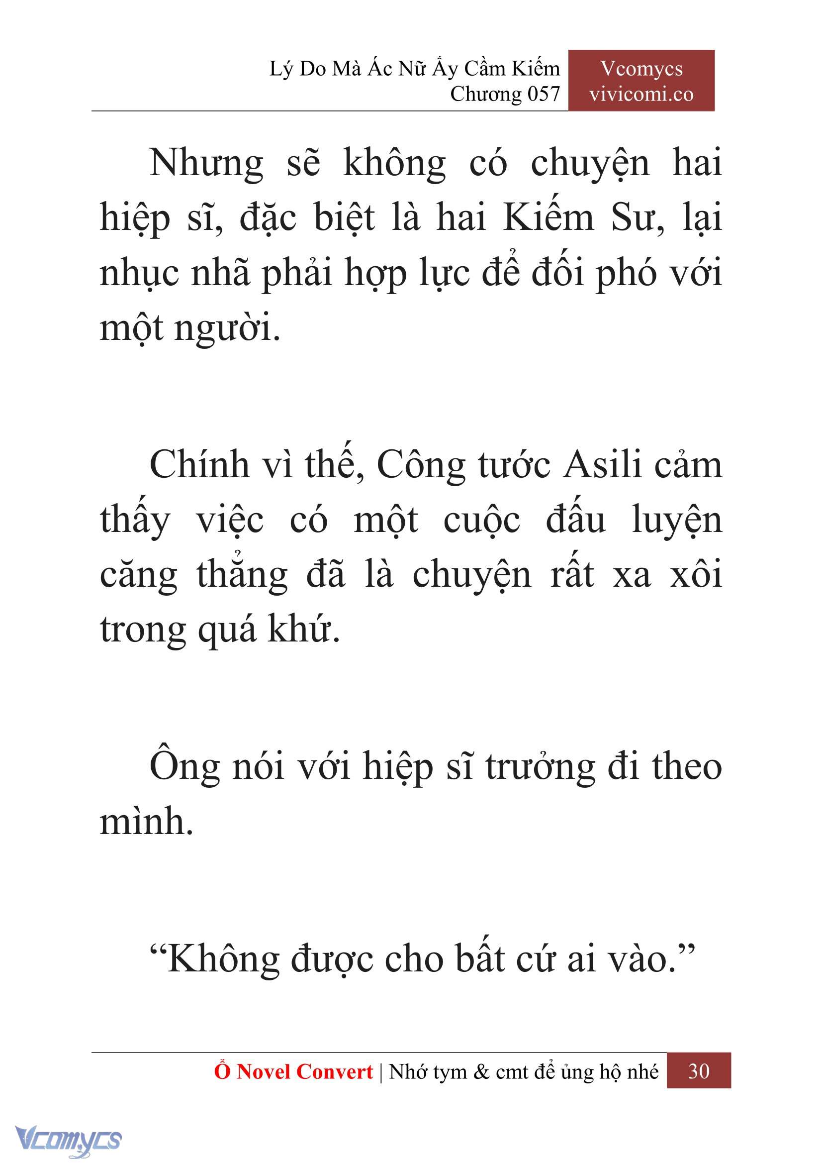 [Novel] Lý Do Mà Ác Nữ Ấy Cầm Kiếm Chapter 57 - Trang 32