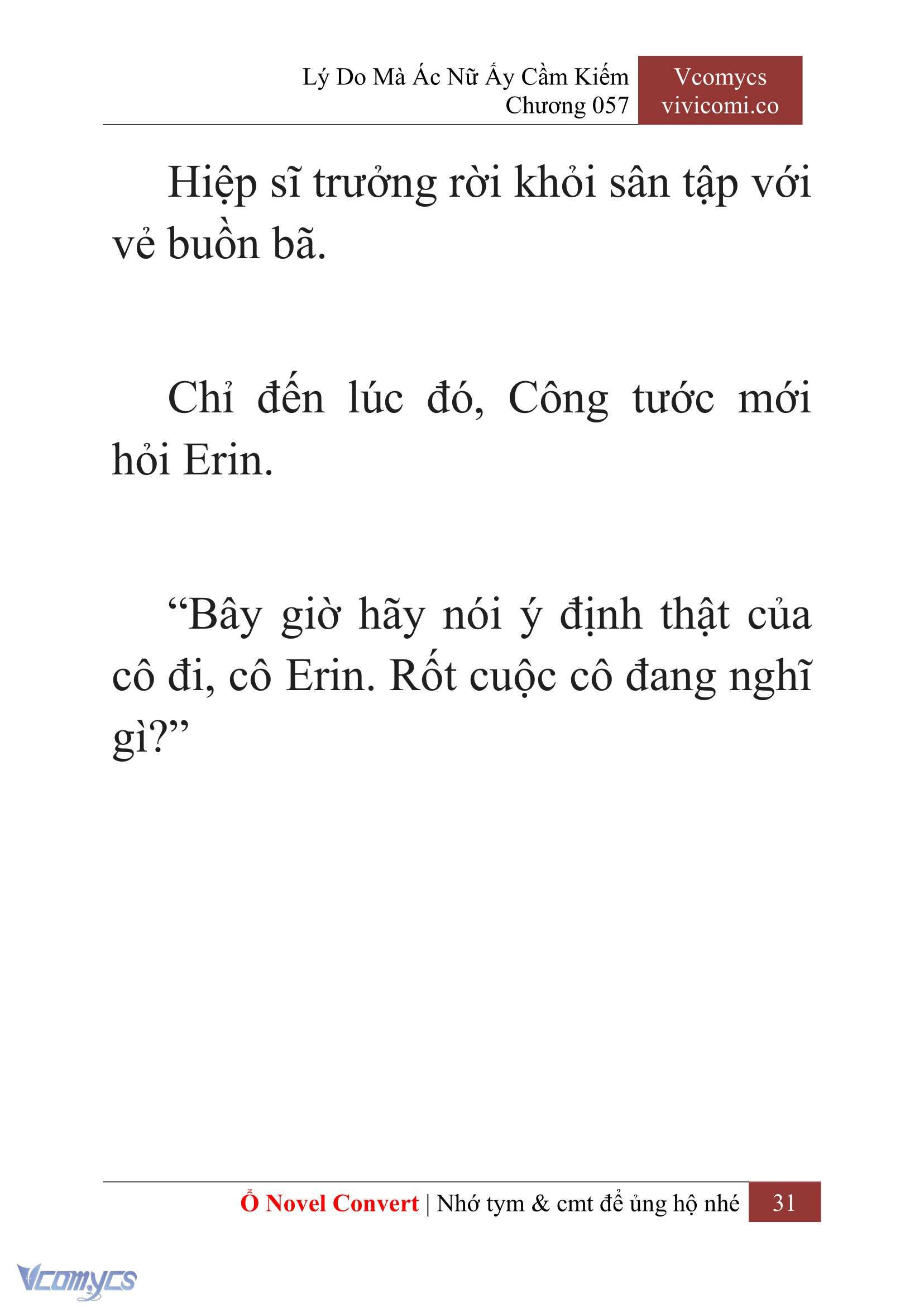 [Novel] Lý Do Mà Ác Nữ Ấy Cầm Kiếm Chapter 57 - Trang 33