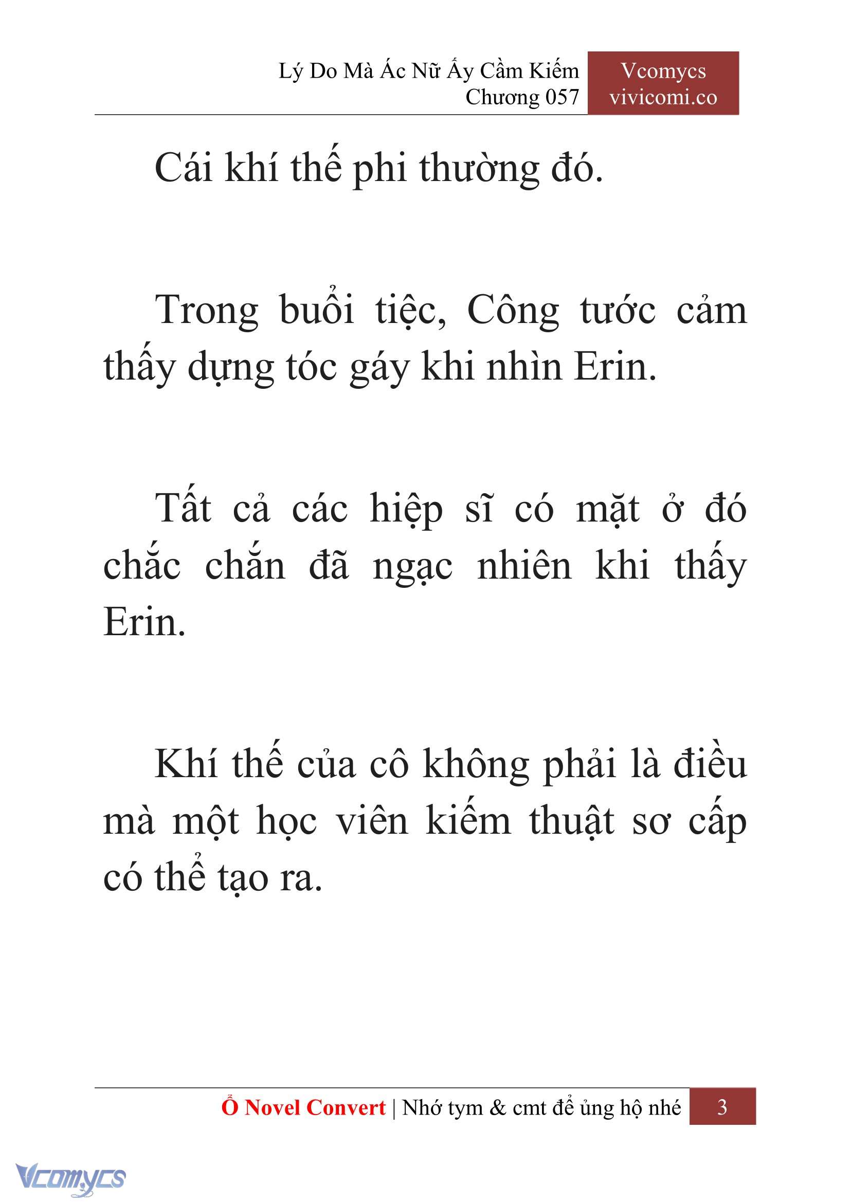 [Novel] Lý Do Mà Ác Nữ Ấy Cầm Kiếm Chapter 57 - Trang 6
