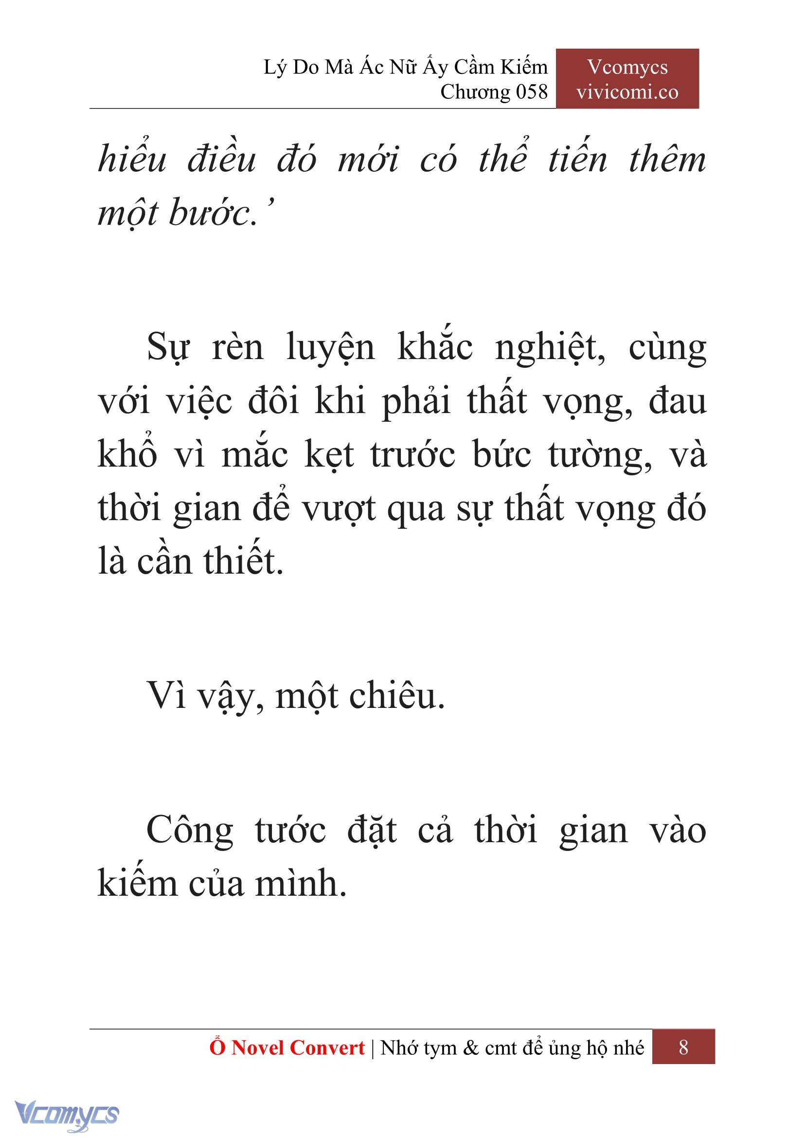 [Novel] Lý Do Mà Ác Nữ Ấy Cầm Kiếm Chapter 58 - Trang 11