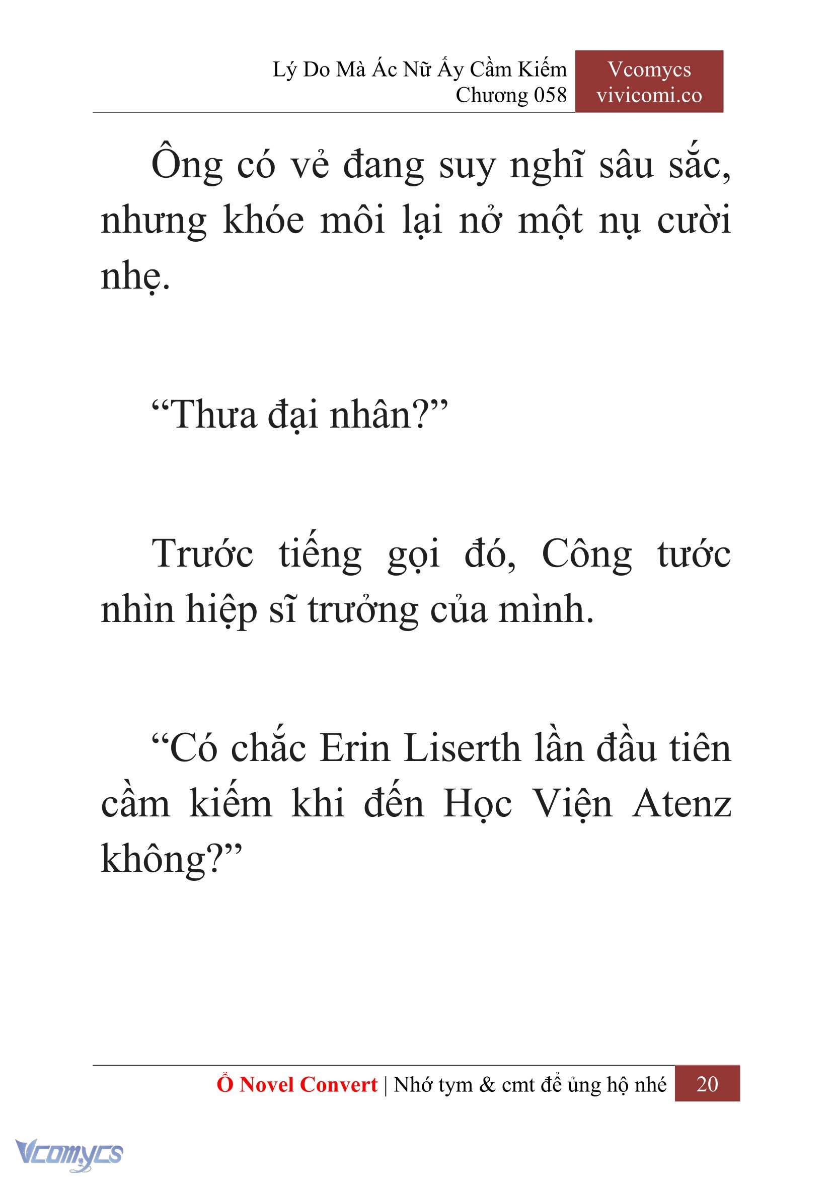 [Novel] Lý Do Mà Ác Nữ Ấy Cầm Kiếm Chapter 58 - Trang 23