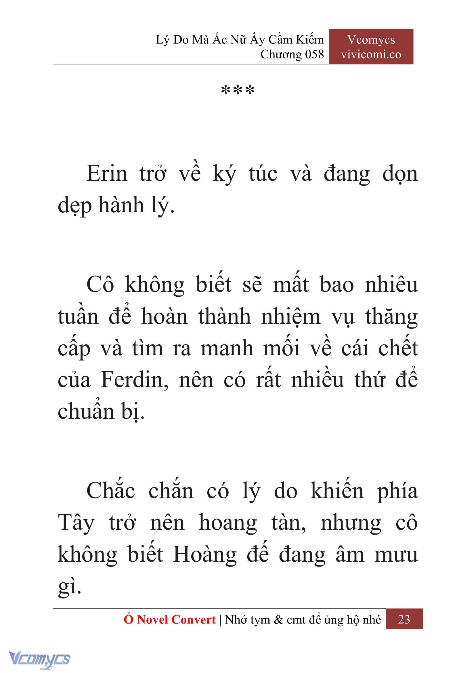 [Novel] Lý Do Mà Ác Nữ Ấy Cầm Kiếm Chapter 58 - Trang 26