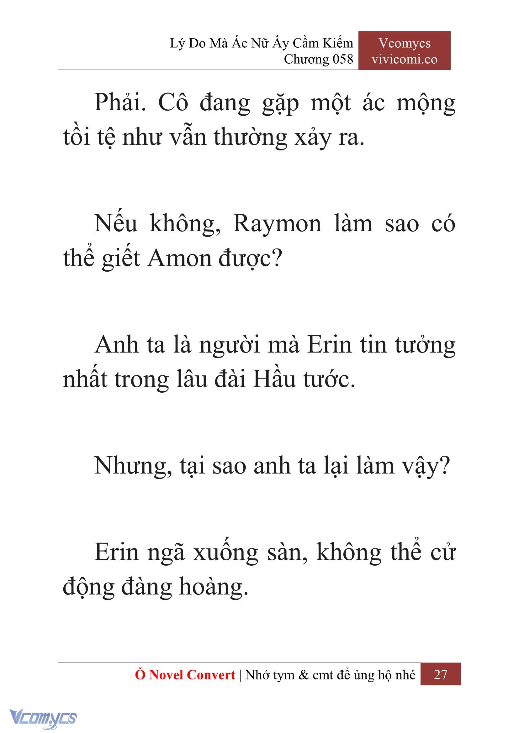 [Novel] Lý Do Mà Ác Nữ Ấy Cầm Kiếm Chapter 58 - Trang 30