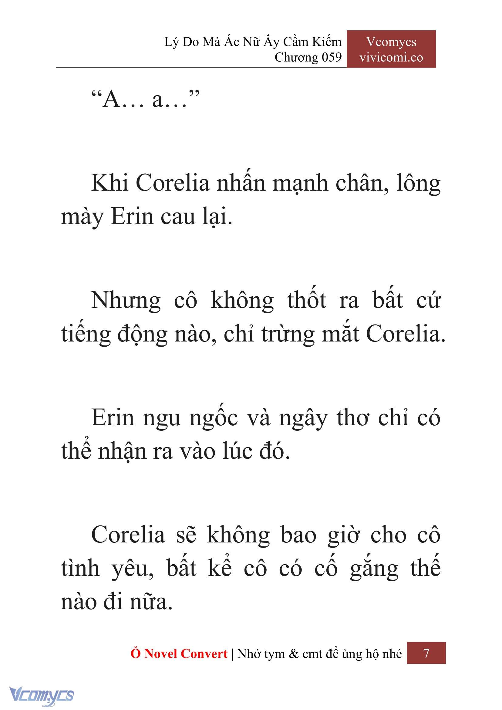 [Novel] Lý Do Mà Ác Nữ Ấy Cầm Kiếm Chapter 59 - Trang 10