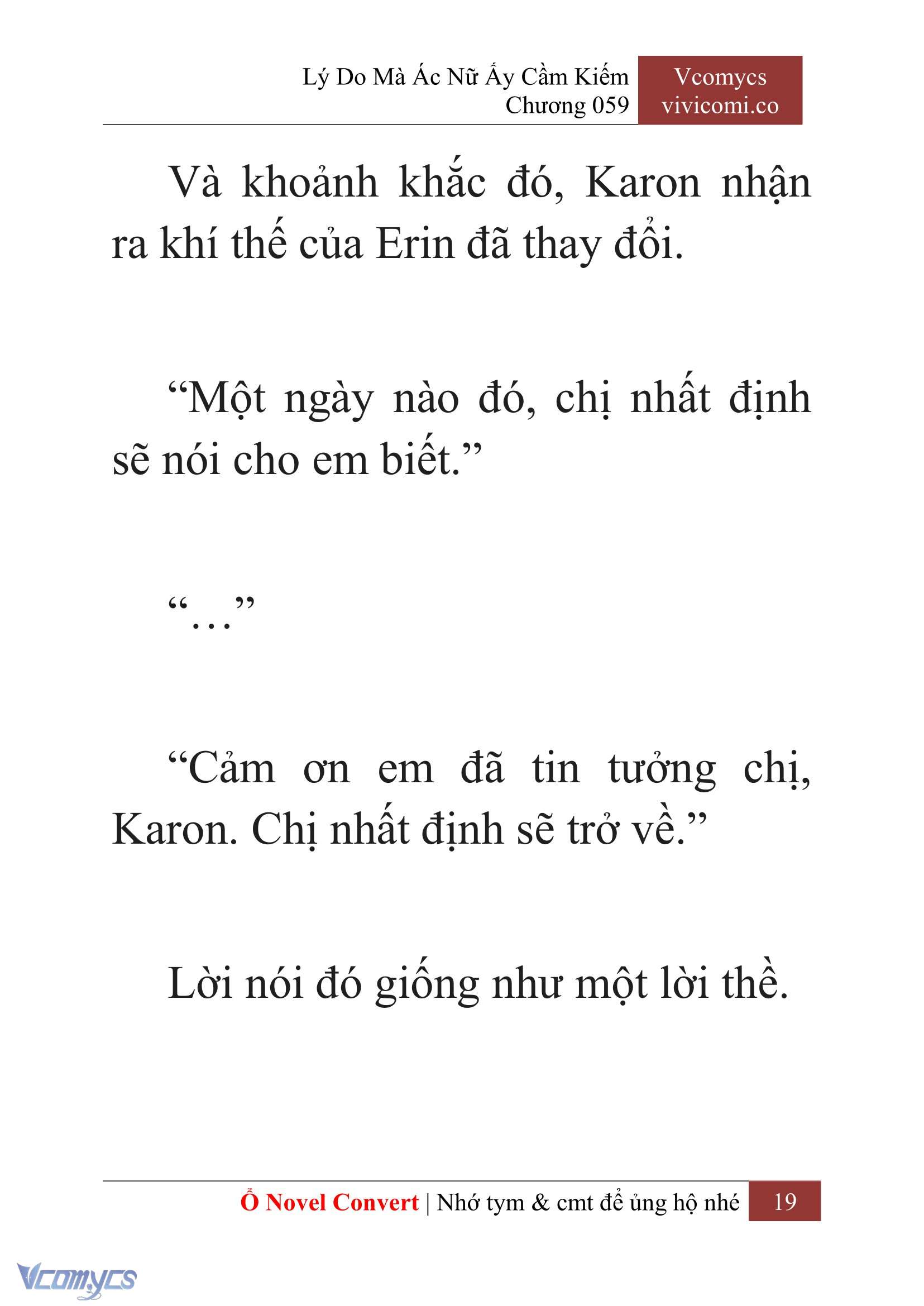 [Novel] Lý Do Mà Ác Nữ Ấy Cầm Kiếm Chapter 59 - Trang 22