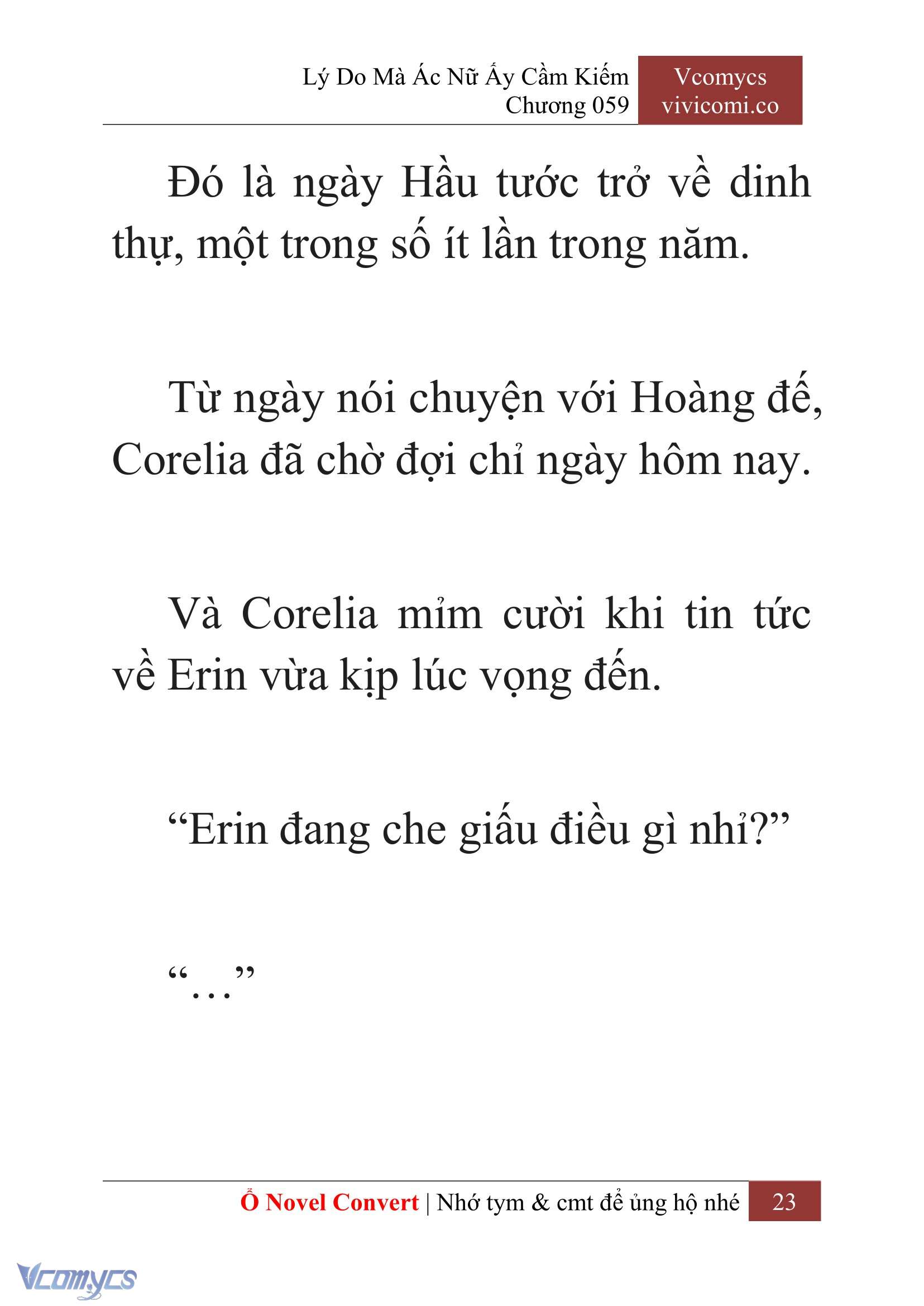 [Novel] Lý Do Mà Ác Nữ Ấy Cầm Kiếm Chapter 59 - Trang 26