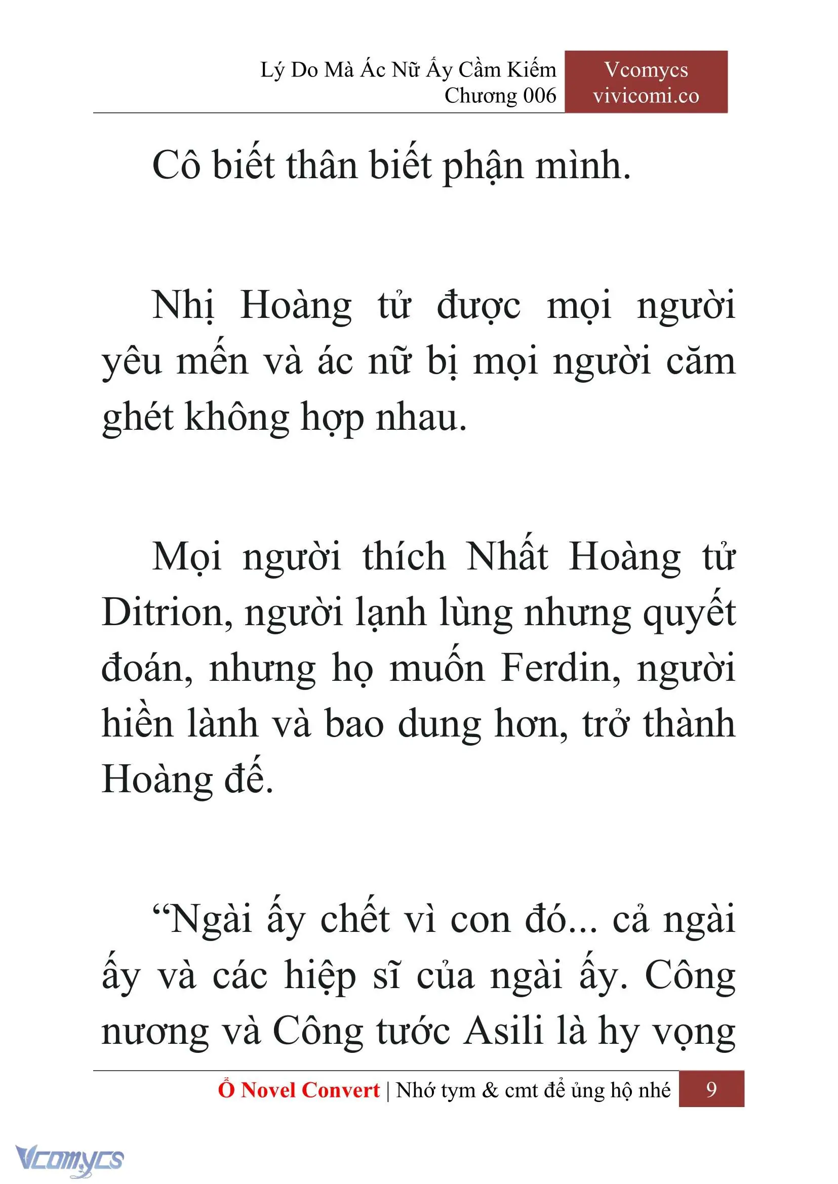 [Novel] Lý Do Mà Ác Nữ Ấy Cầm Kiếm Chapter 6 - Trang 12