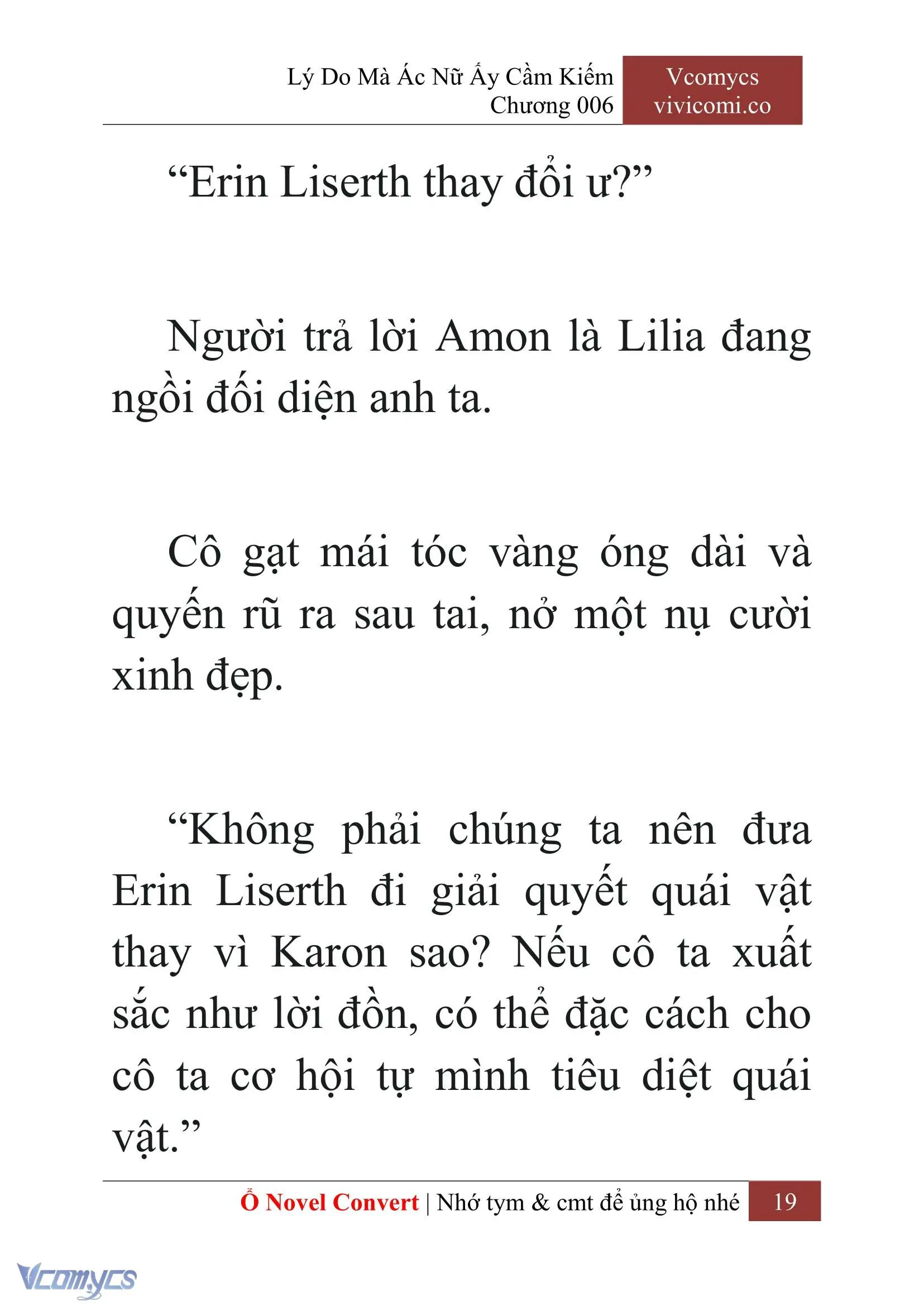 [Novel] Lý Do Mà Ác Nữ Ấy Cầm Kiếm Chapter 6 - Trang 22