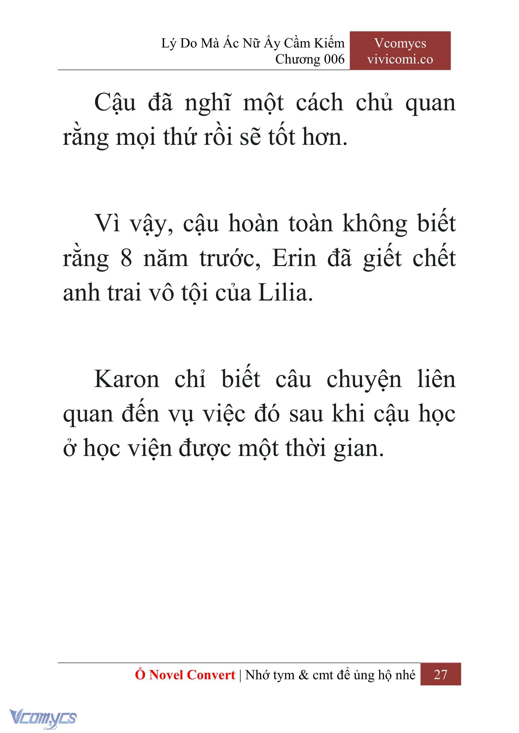 [Novel] Lý Do Mà Ác Nữ Ấy Cầm Kiếm Chapter 6 - Trang 30