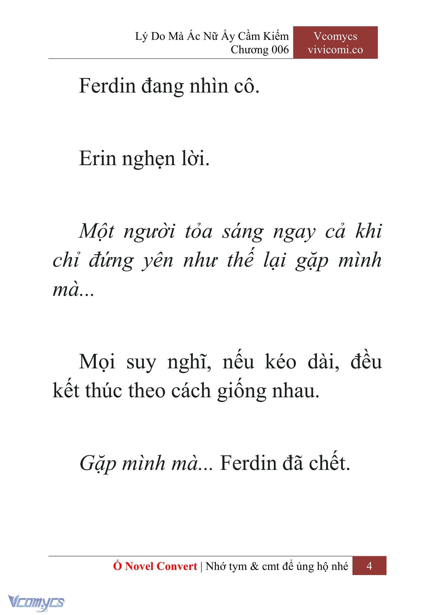 [Novel] Lý Do Mà Ác Nữ Ấy Cầm Kiếm Chapter 6 - Trang 7