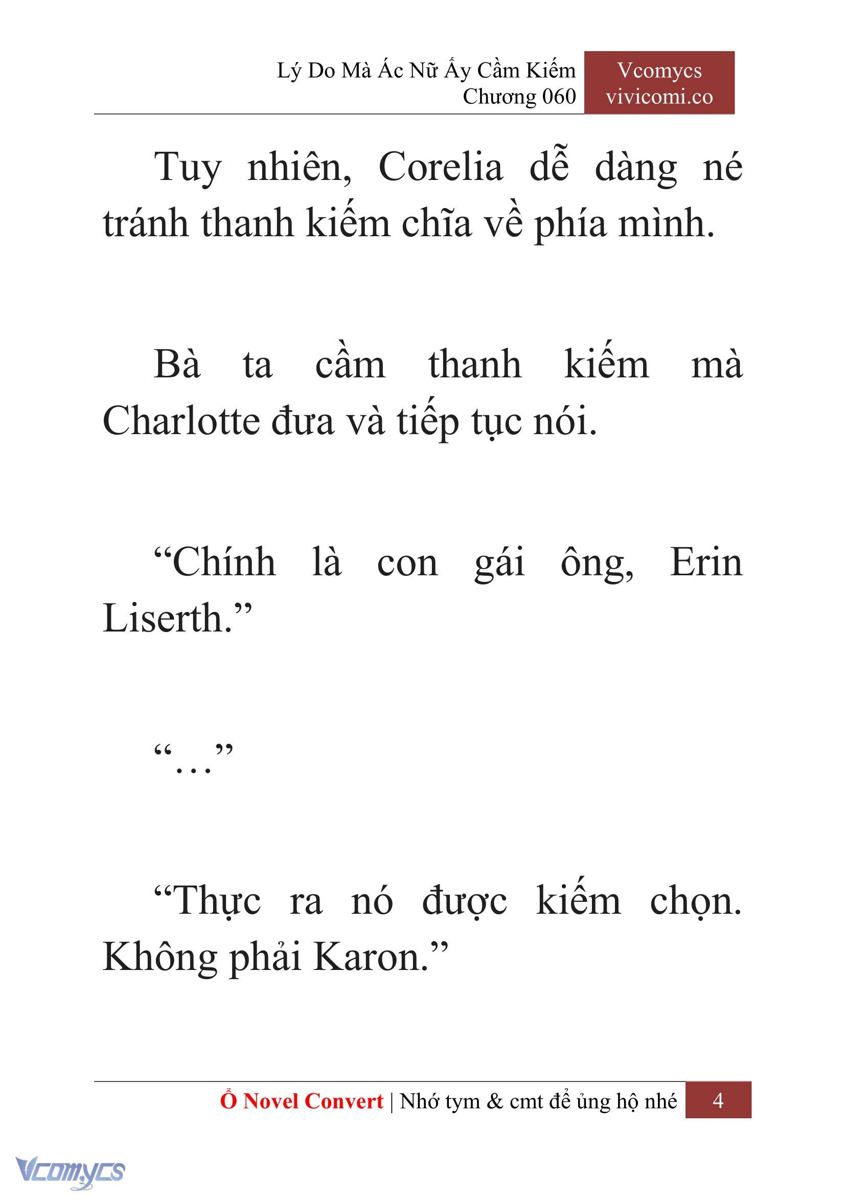 [Novel] Lý Do Mà Ác Nữ Ấy Cầm Kiếm Chapter 60 - Trang 7
