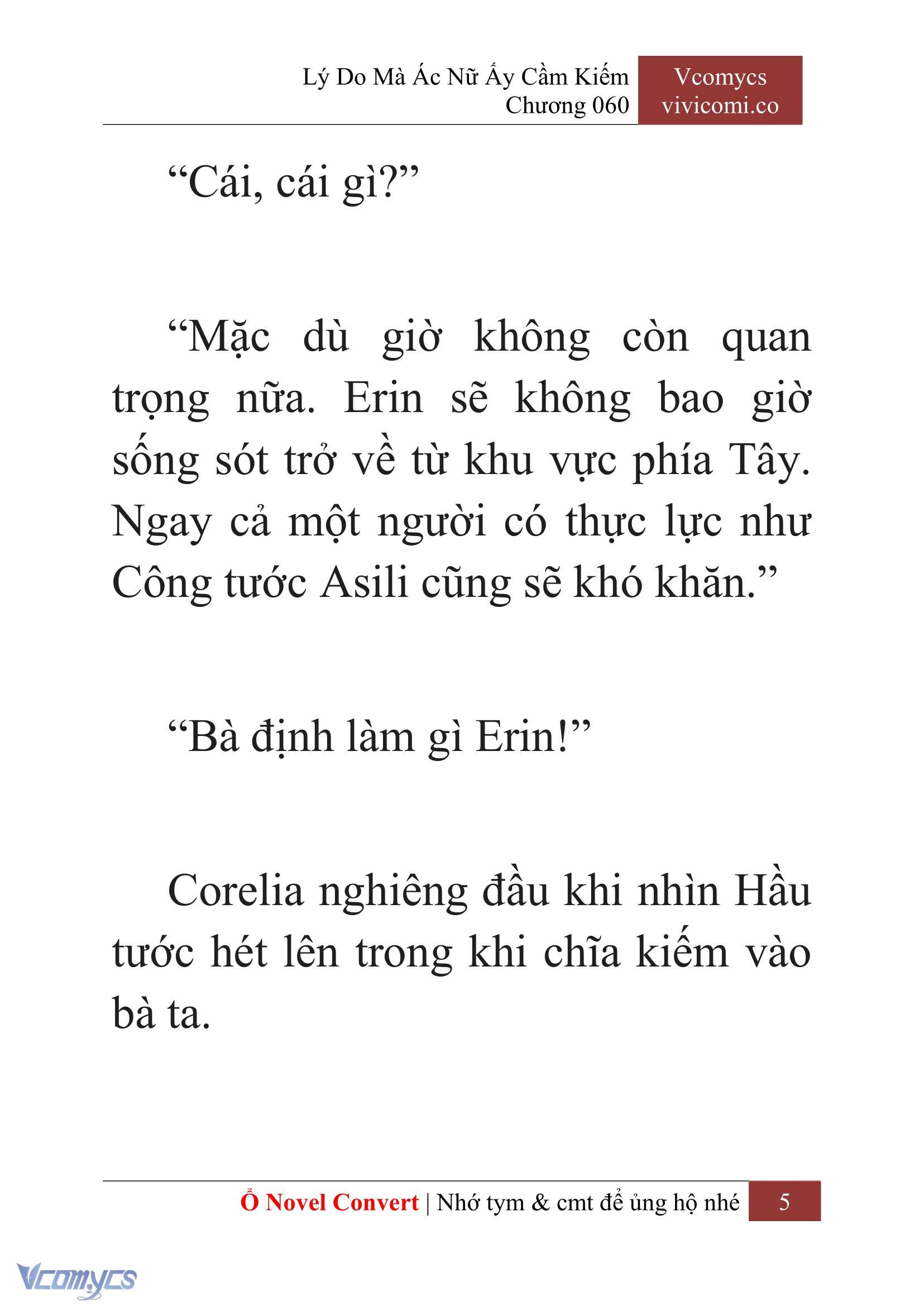 [Novel] Lý Do Mà Ác Nữ Ấy Cầm Kiếm Chapter 60 - Trang 8