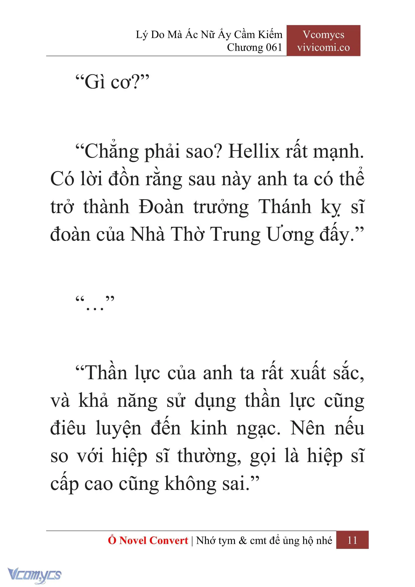 [Novel] Lý Do Mà Ác Nữ Ấy Cầm Kiếm Chapter 61 - Trang 14