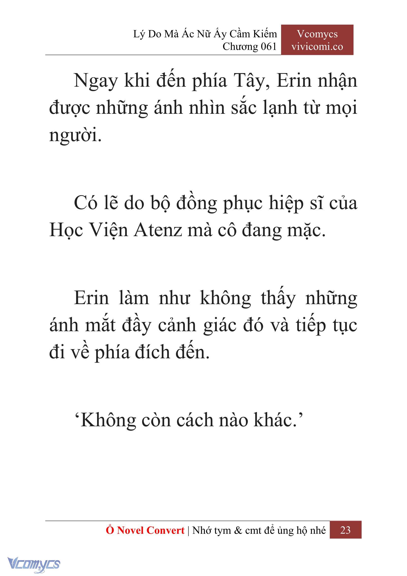 [Novel] Lý Do Mà Ác Nữ Ấy Cầm Kiếm Chapter 61 - Trang 26